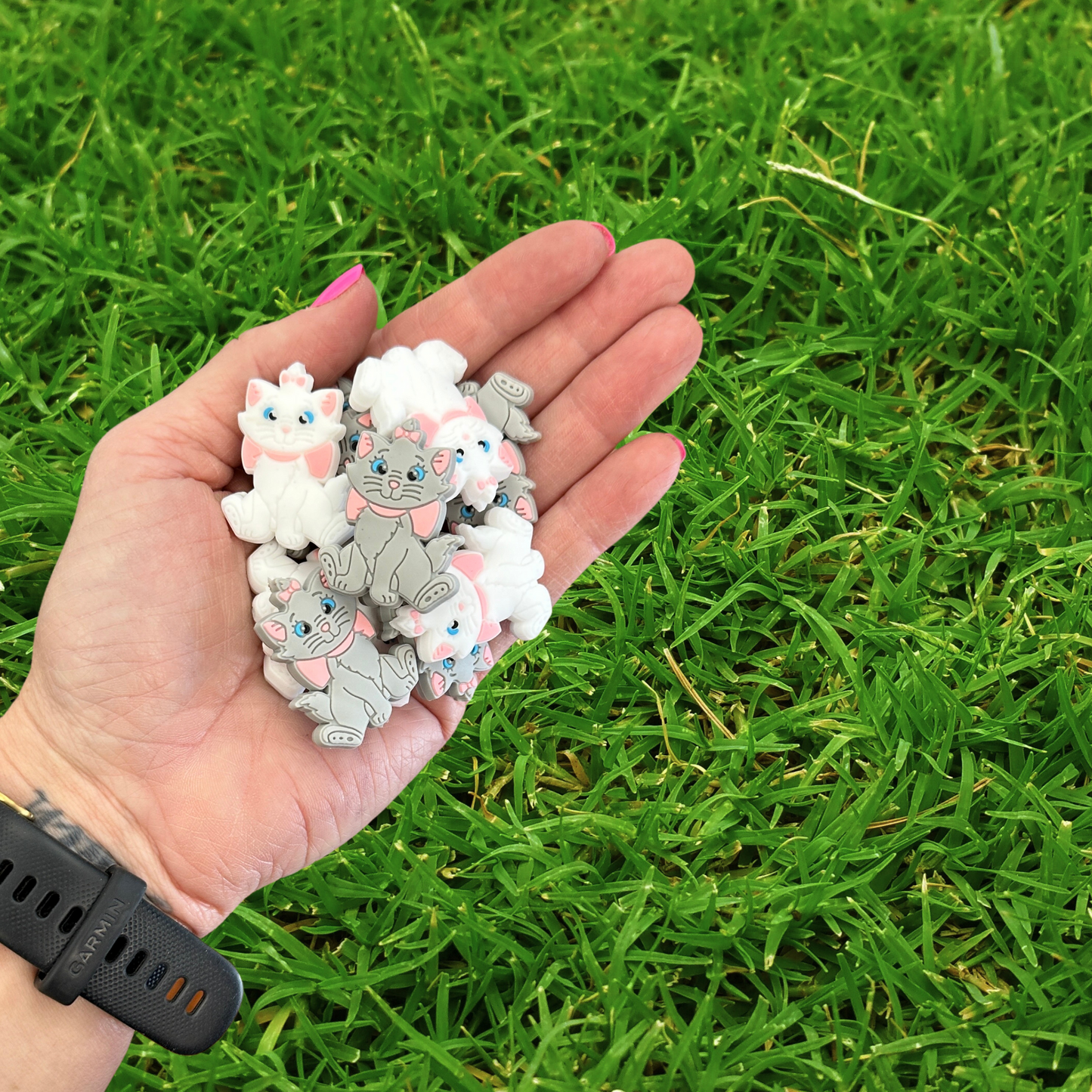 Kitty Cat Silicone Focal Bead Set | 12 Pc Mixed Pack