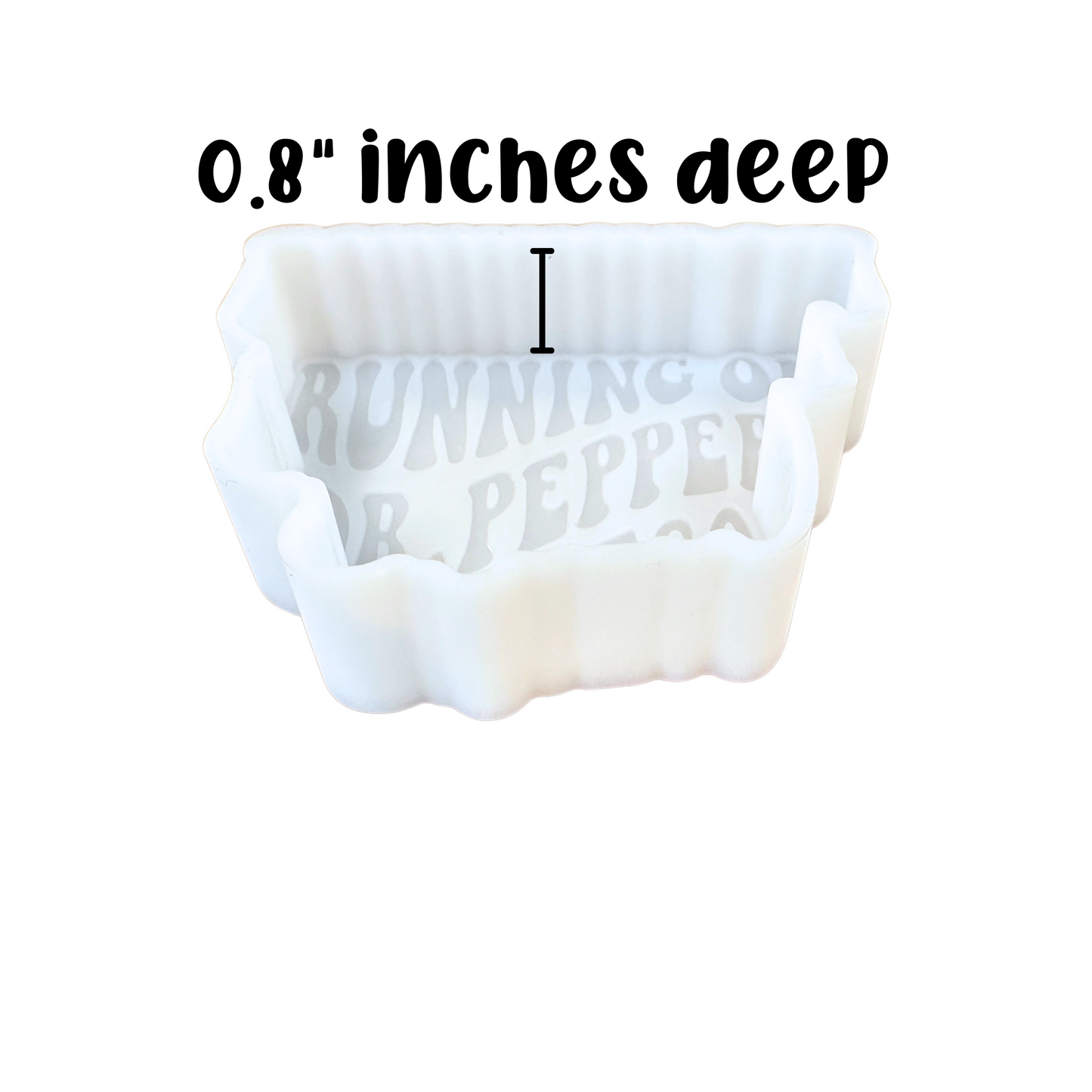 Running on Dr P & Queso Silicone Mold 3 x 4 x 0.8”