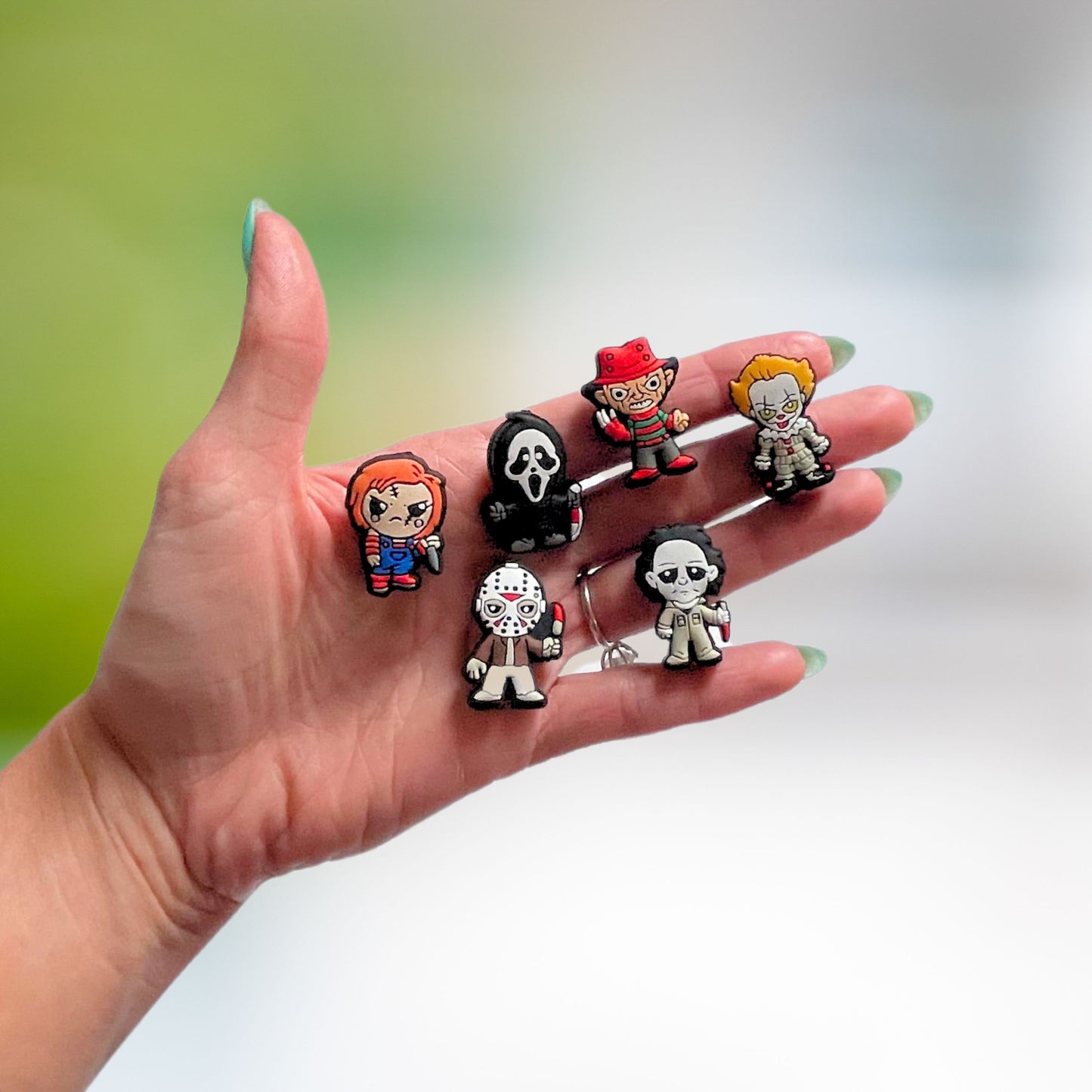 Horror Character Silicone Focal Beads Mixed 12pk