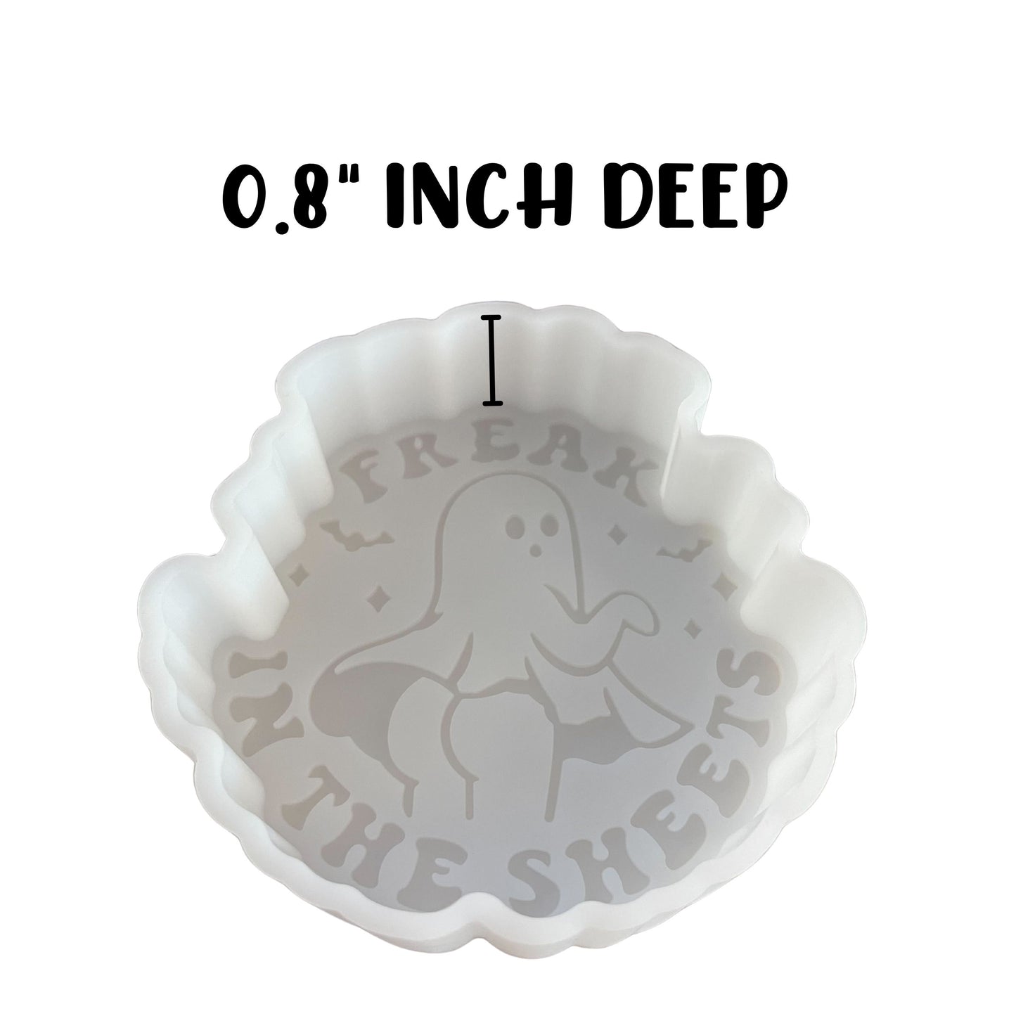 Freak in The Sheets Ghost Boo Silicone Mold