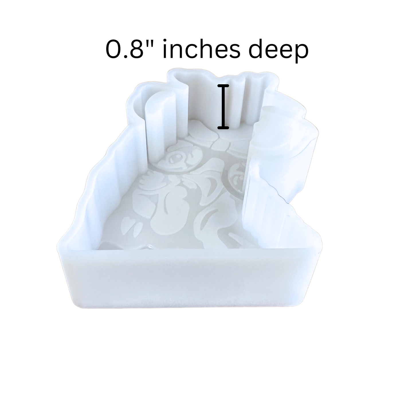 Chicken with Glasses Silicone Mold