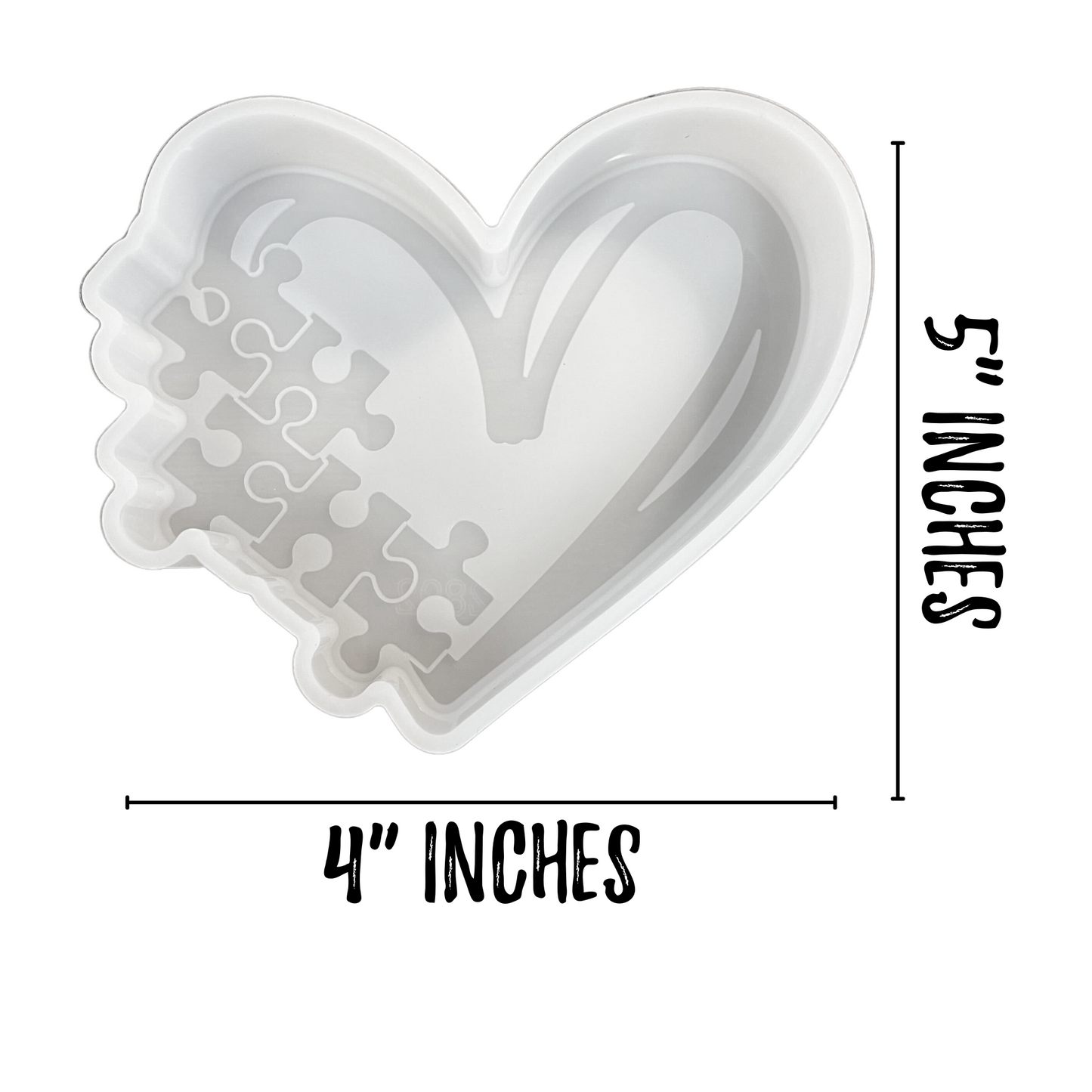 Autism Heart Silicone Mold