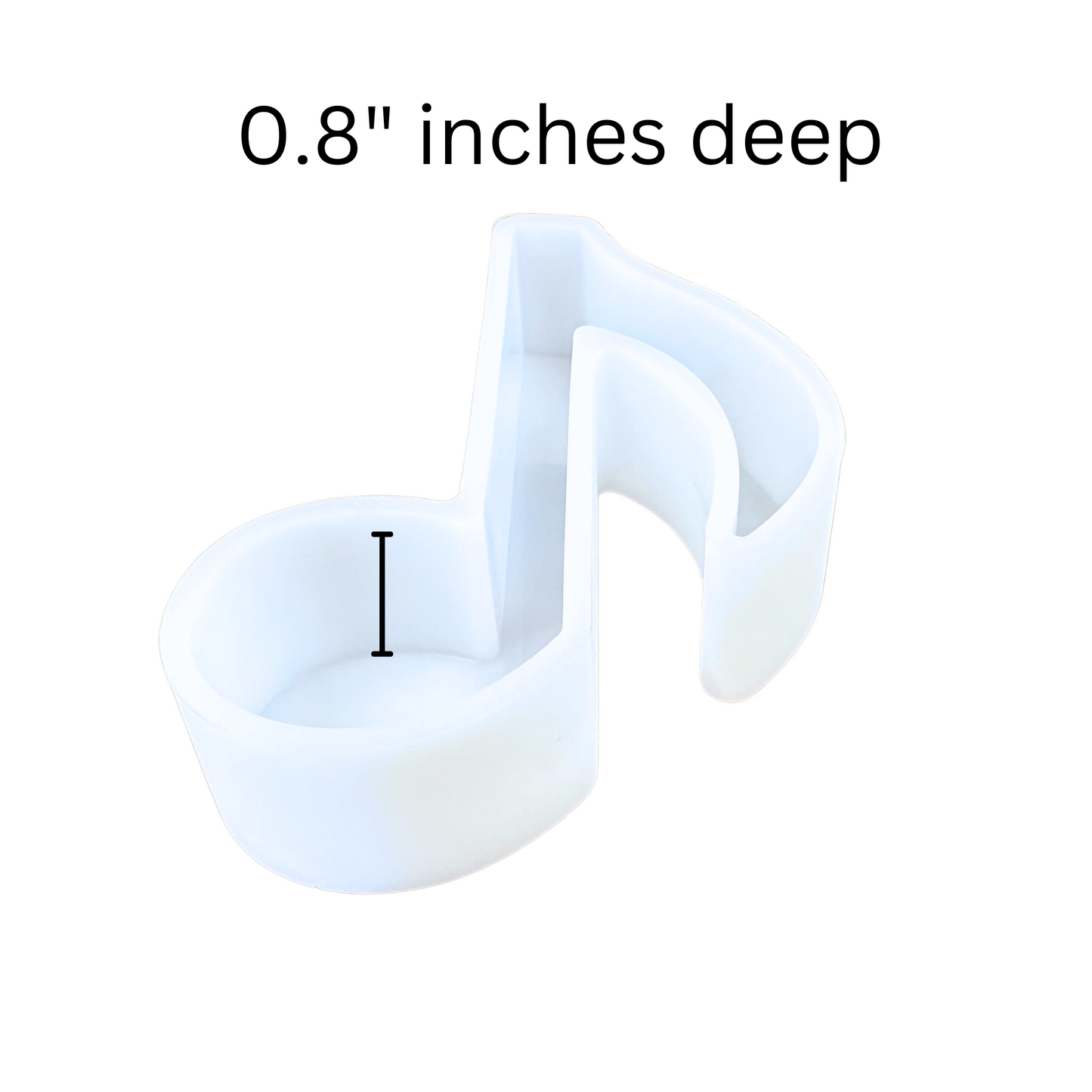 Music Note Silicone Mold