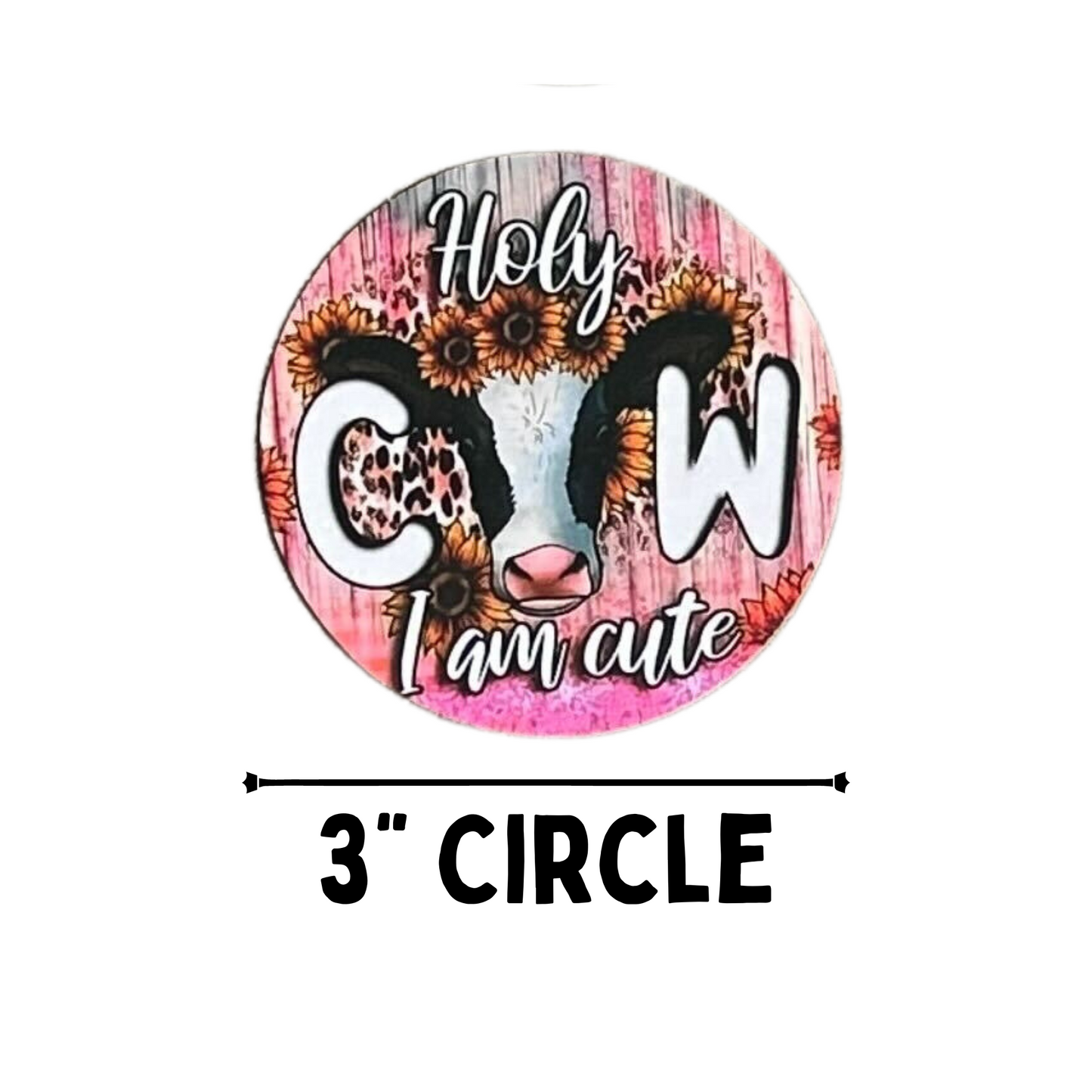 Cow Cardstock Cutouts Rounds | 12 pk Mixed