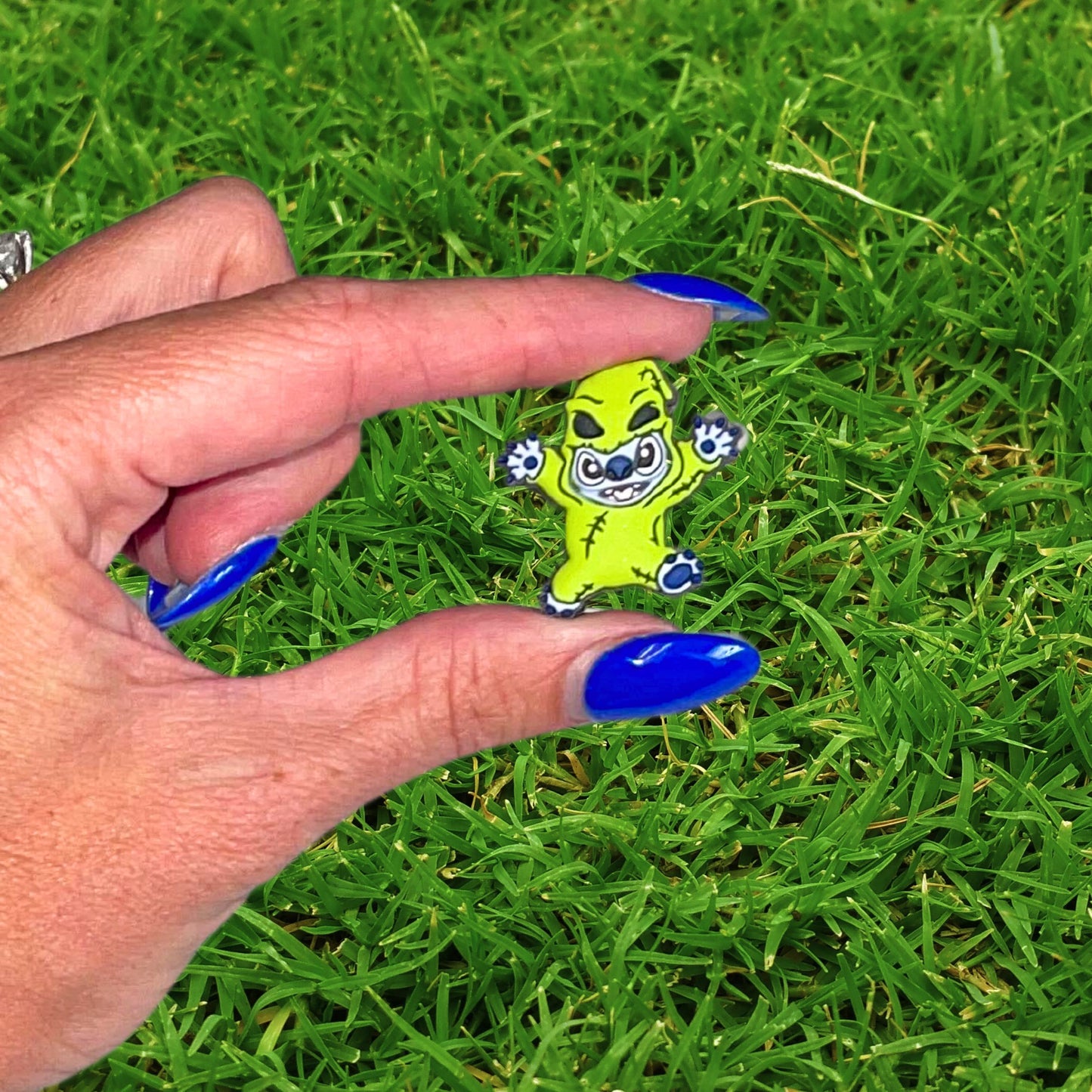 Ohana Blue Movie Characters Popular Silicone Focal Bead Island | 12pk