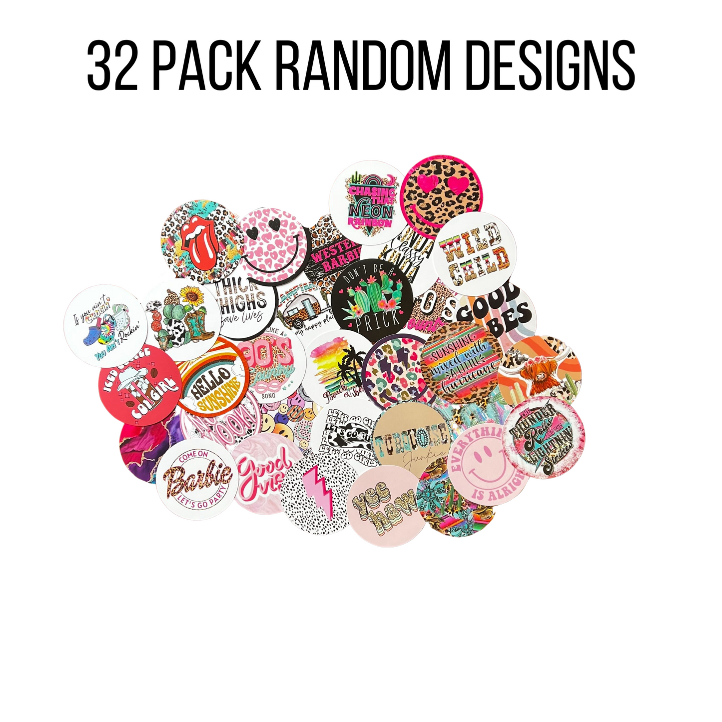 Freshie Cardstock Cutouts Rounds Random Mix | 32 pk