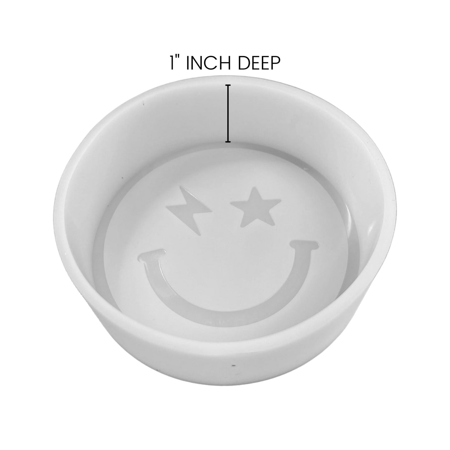 Lightning Bolt Eye Smiley Silicone Mold