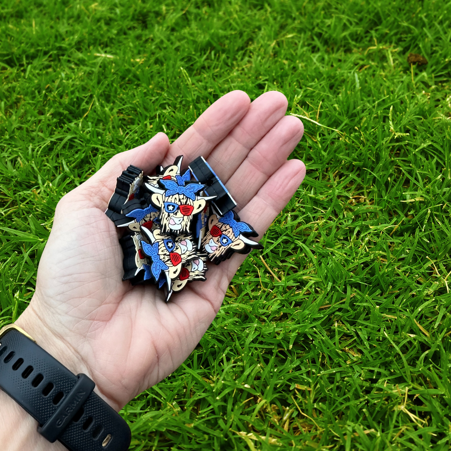 American Cow Silicone Bead | 12 pk