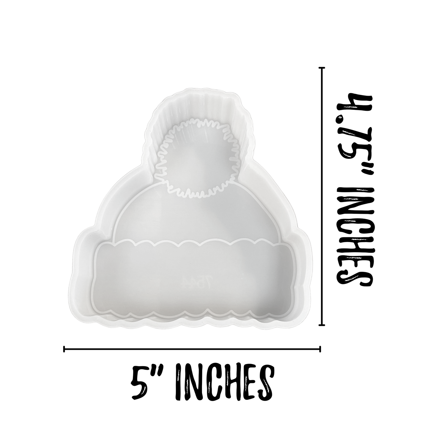 Beanie Sock Hat Knit Cap Puff Ball Silicone Mold