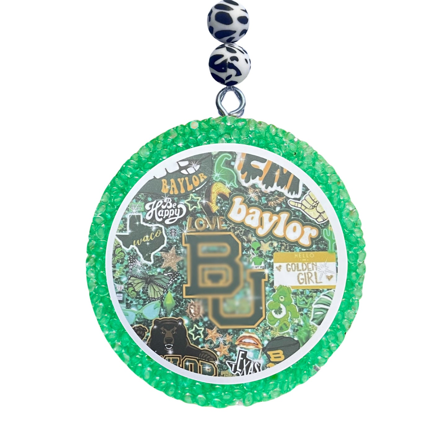 Big College Football Teams Cardstock Freshie Rounds 24 pk