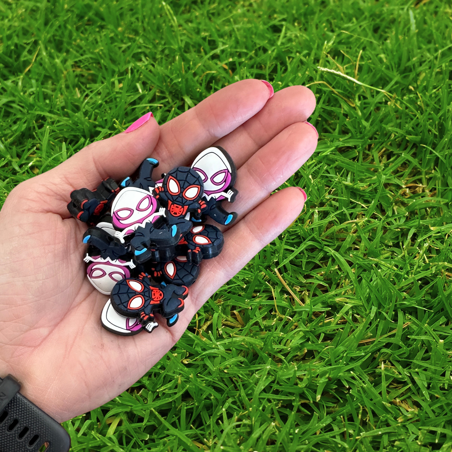 Spider Silicone Focal Bead Set | 12 Pc Mixed Pack