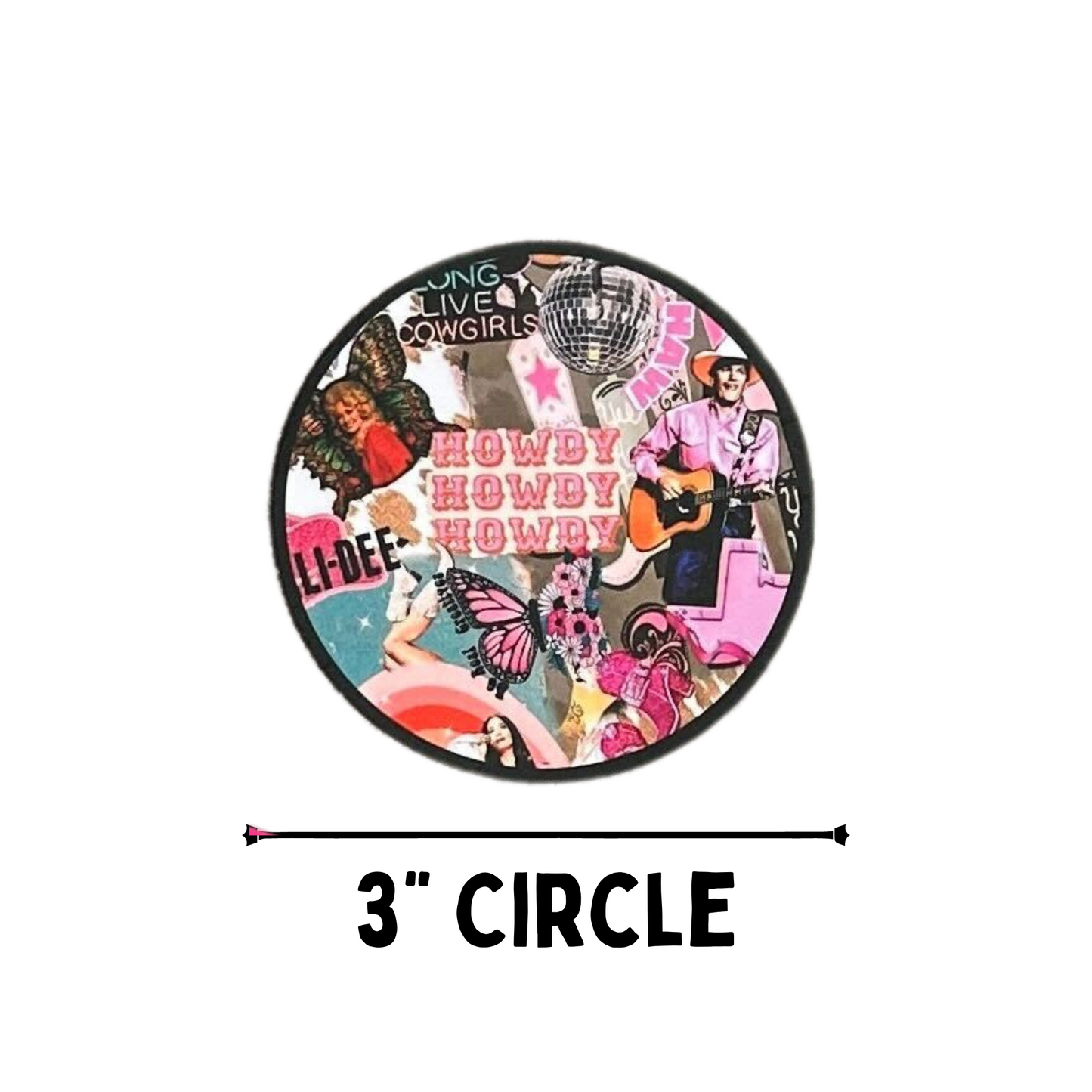 Howdy Cardstock Cutouts Rounds | 12 pk