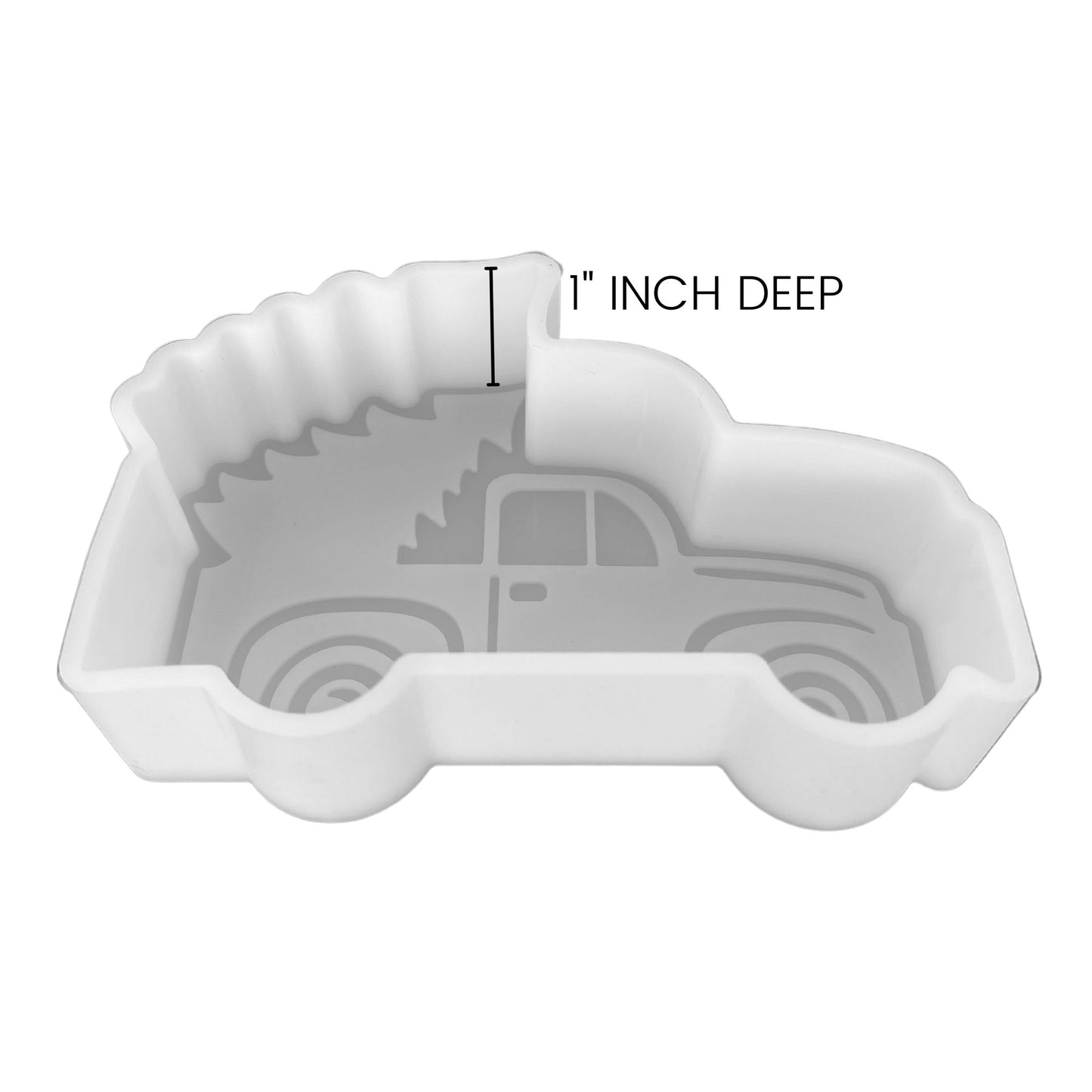 Christmas Truck with Tree Silicone Mold