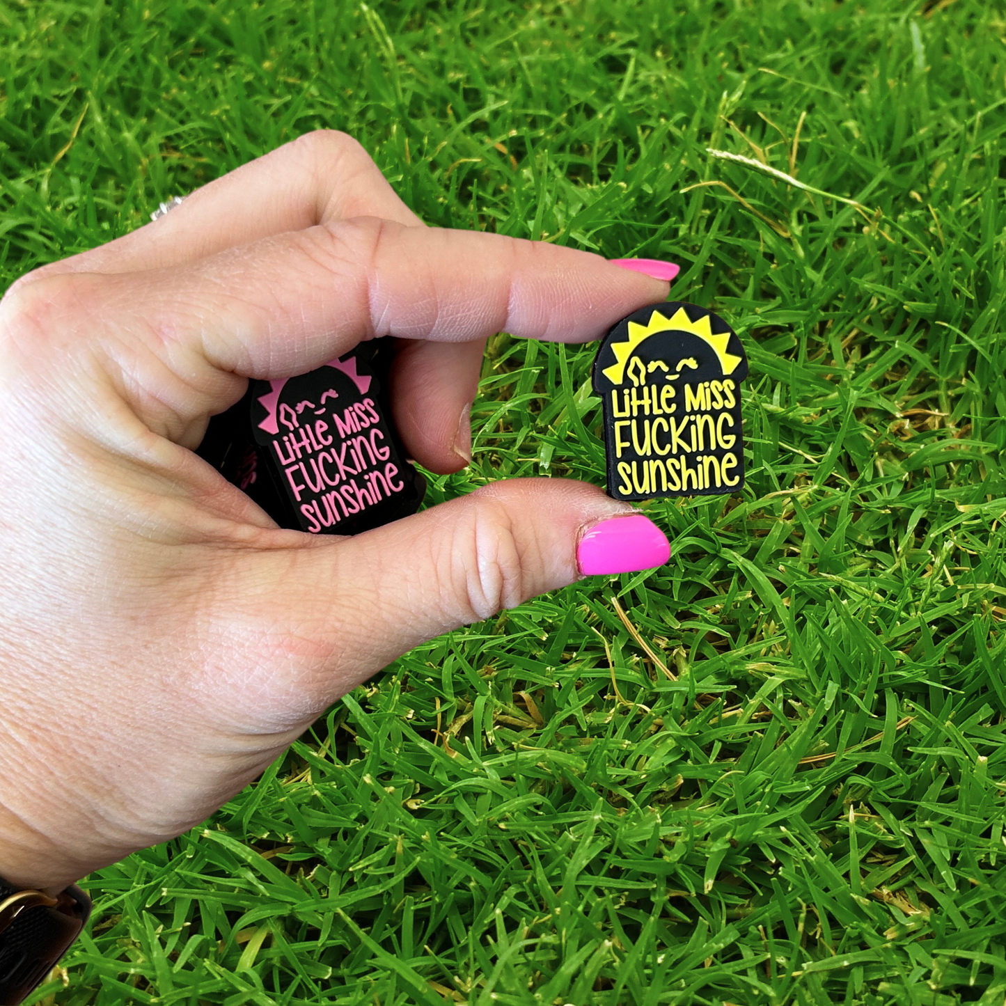 Little Miss F-in Sunshine Silicone Focal Bead Set | 12 Pack