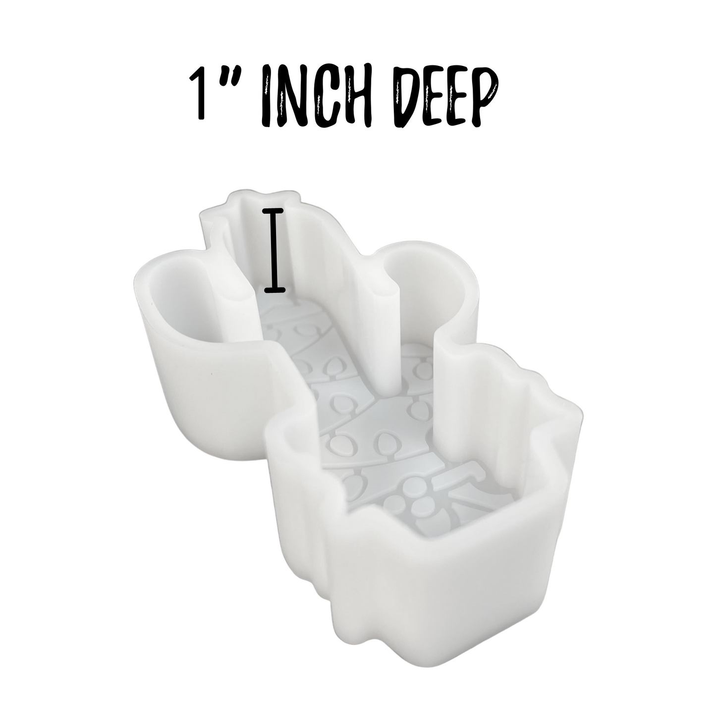 Christmas Cactus with Light in Pot Silicone Mold