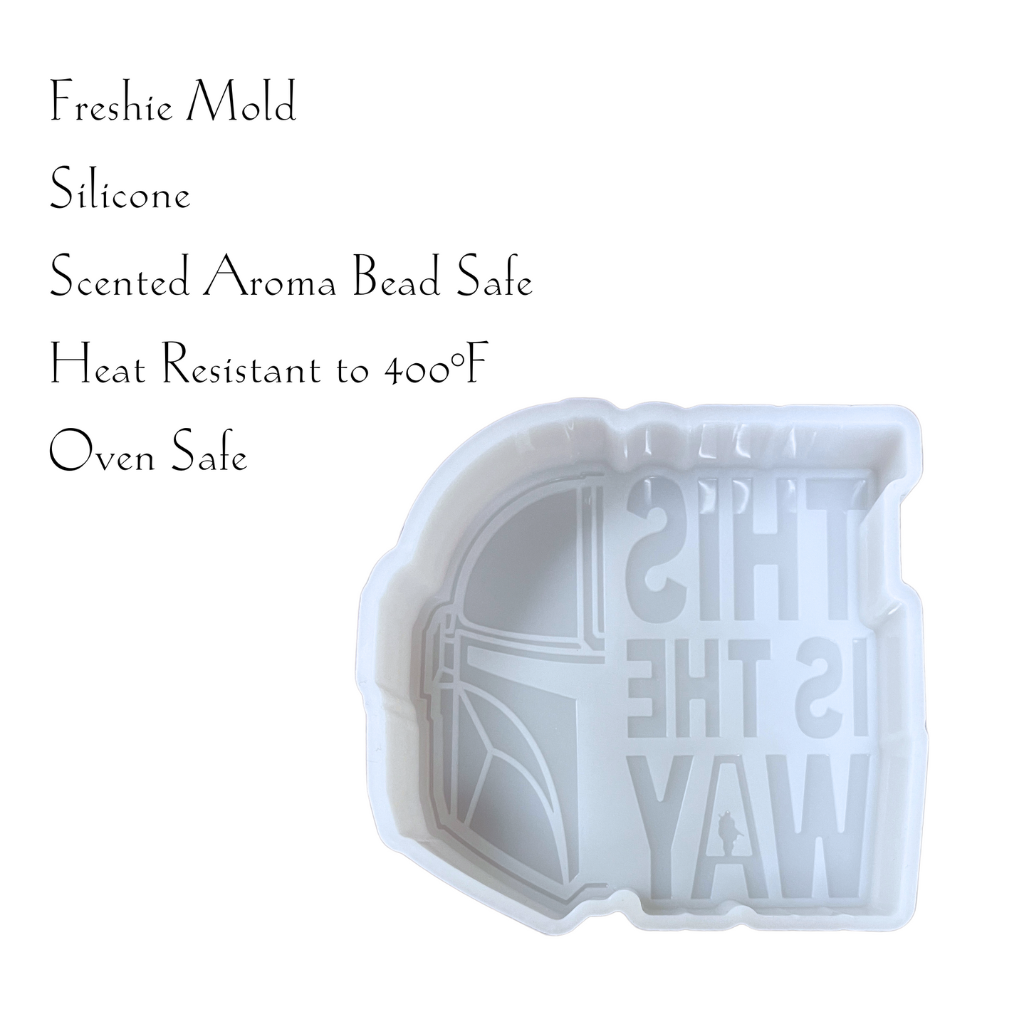 Wars This is The Way Quote Car Silicone Mold