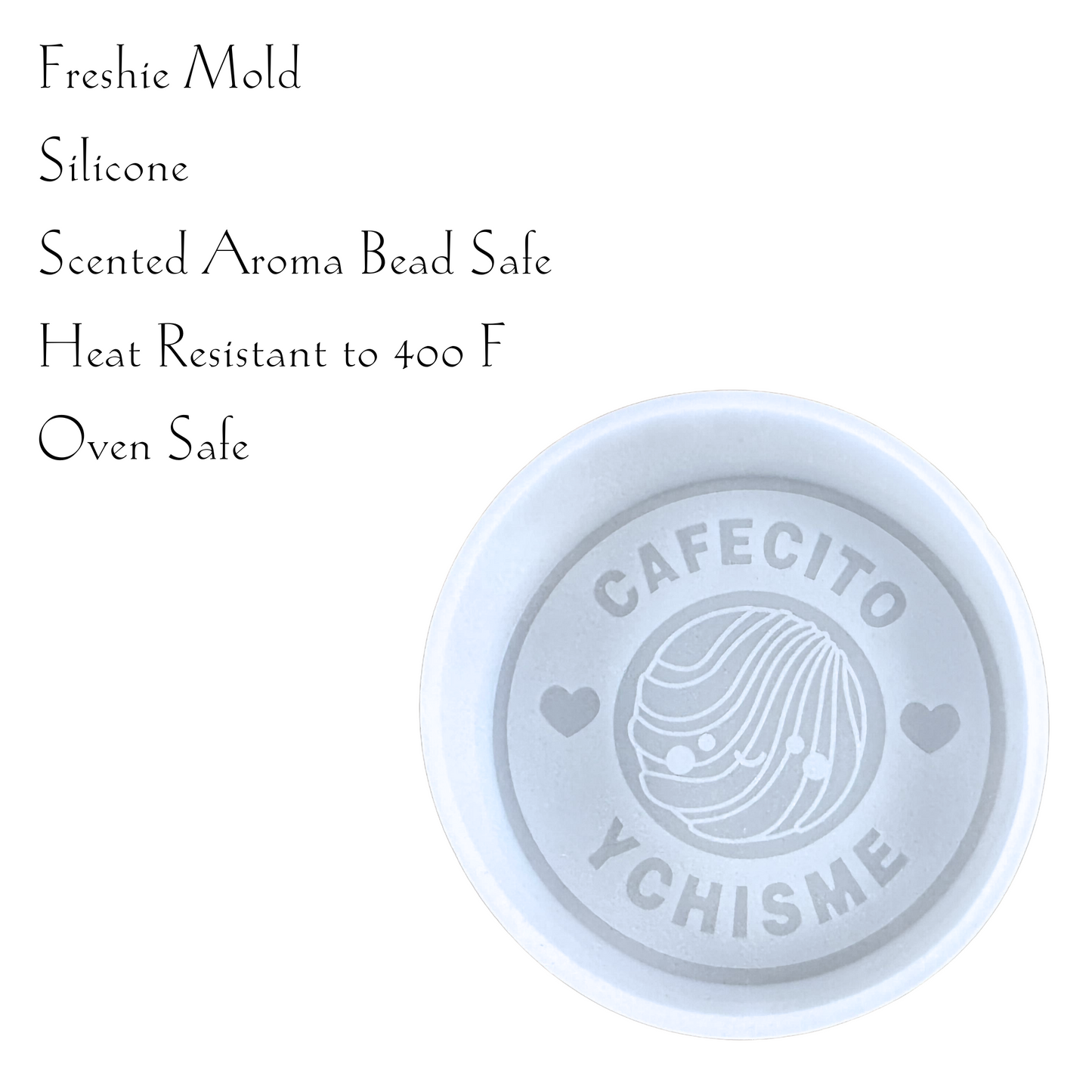 Cafecito y Chisme Spanish Coffee and Gossip Silicone  Mold