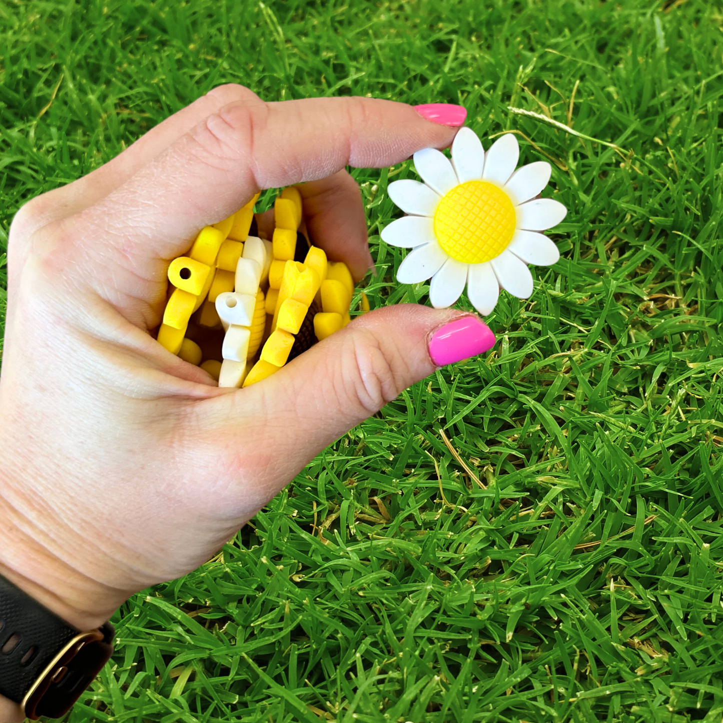 Sunflower Silicone Focal Bead Set | 12 Pc Mixed Pack