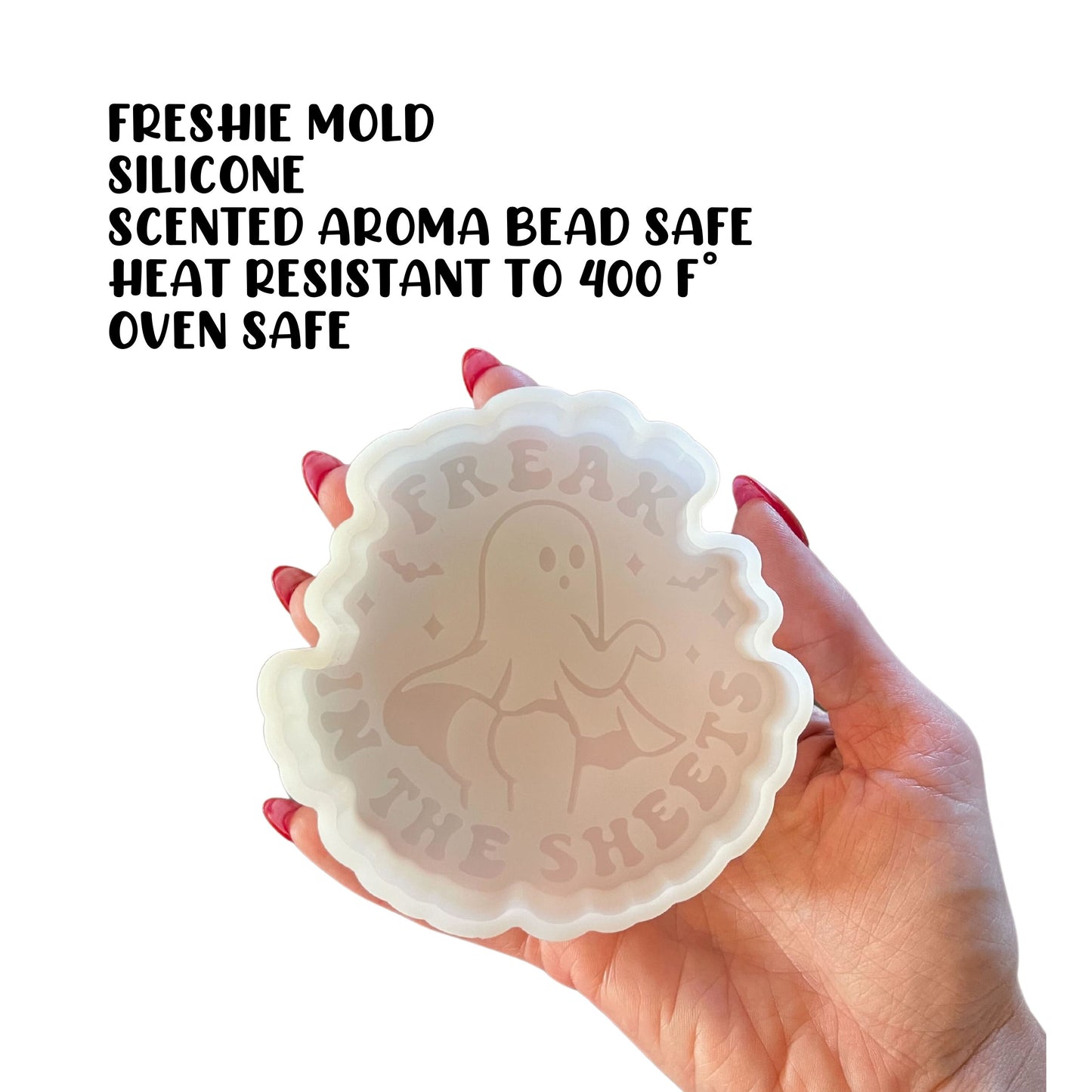Freak in The Sheets Ghost Boo Silicone Mold