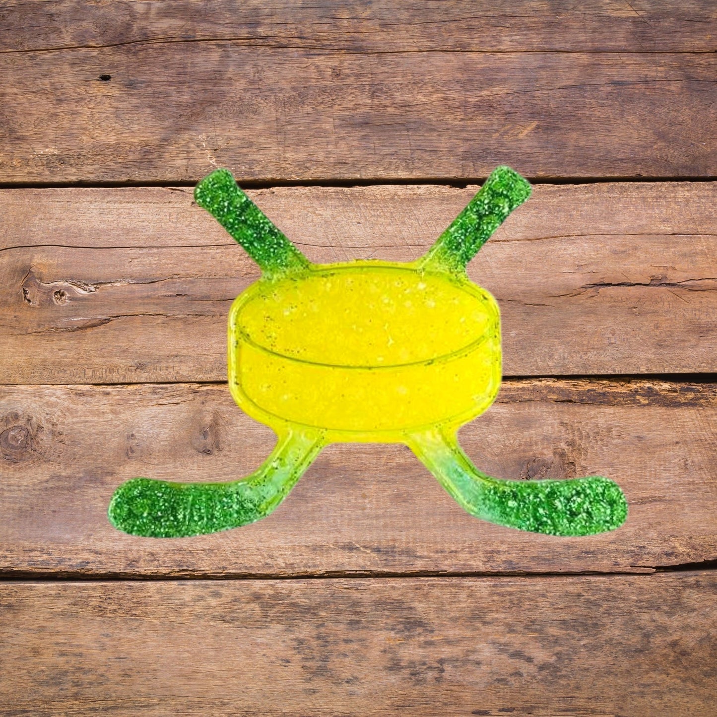 Hockey Sticks and Puck Silicone Mold