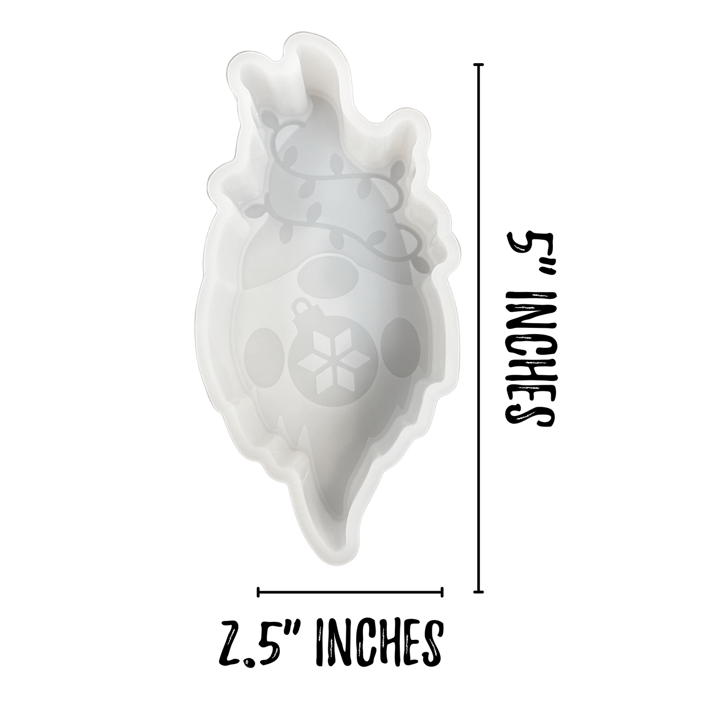 Christmas Santa Hat Gnome Silicone Mold