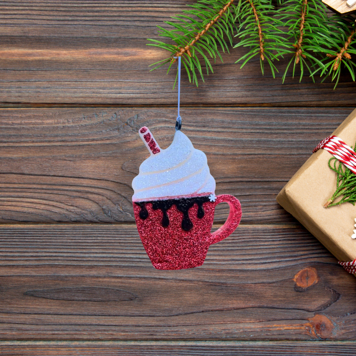 Frappuccino Hot Cocoa Mug Silcone Mold- Vent Clip