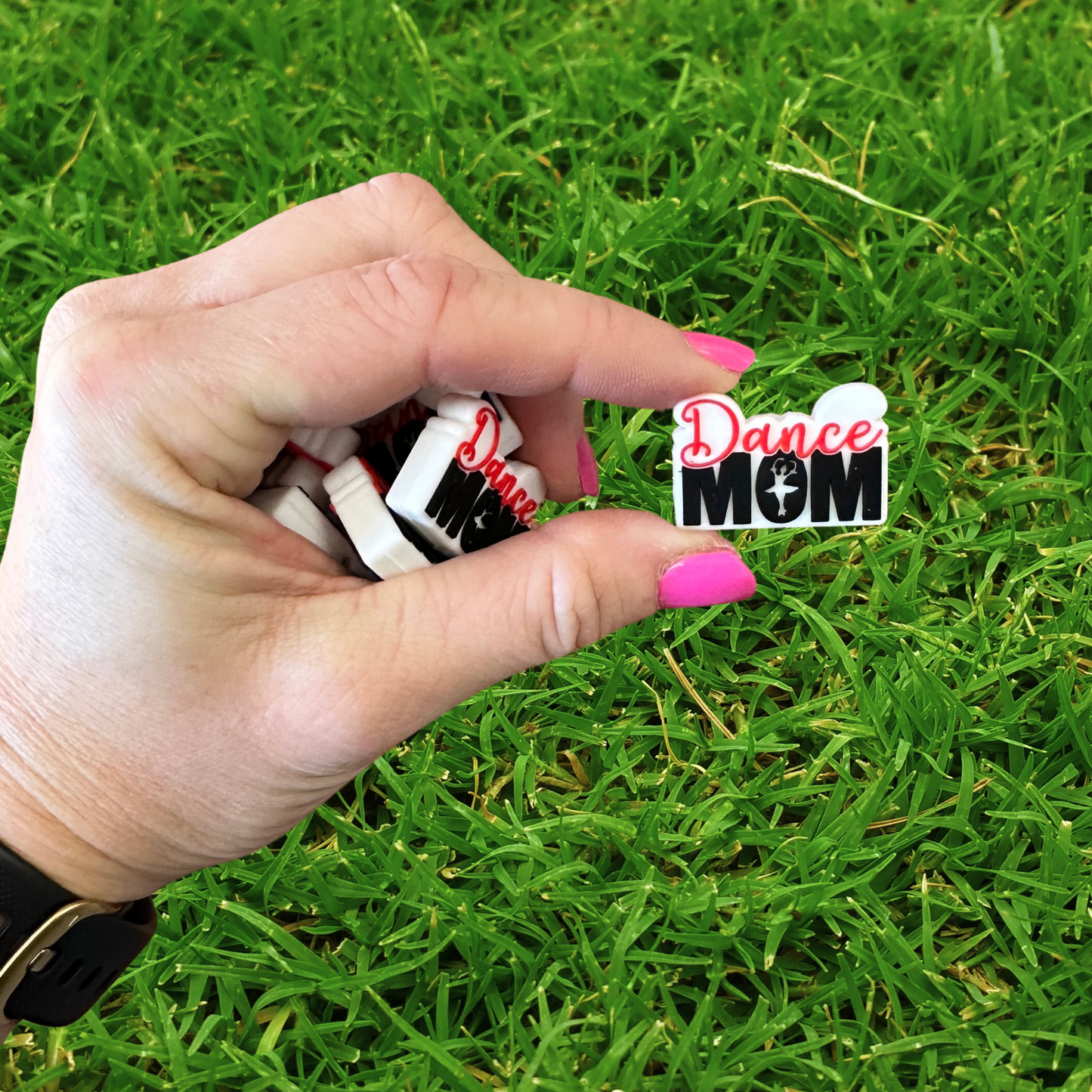 Dance Mom Silicone Focal Bead | 12 pack