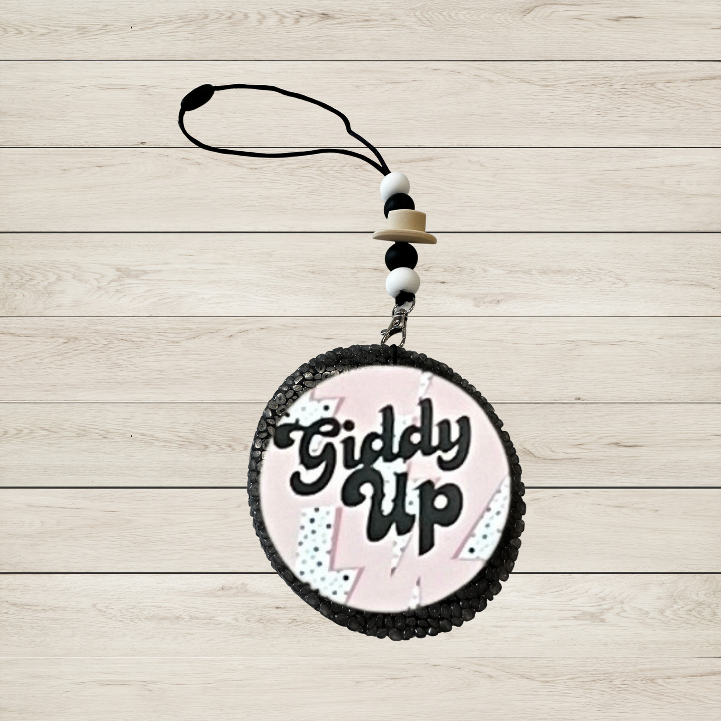 Cream Cowboy Hat Silicone Bead | 12 pk