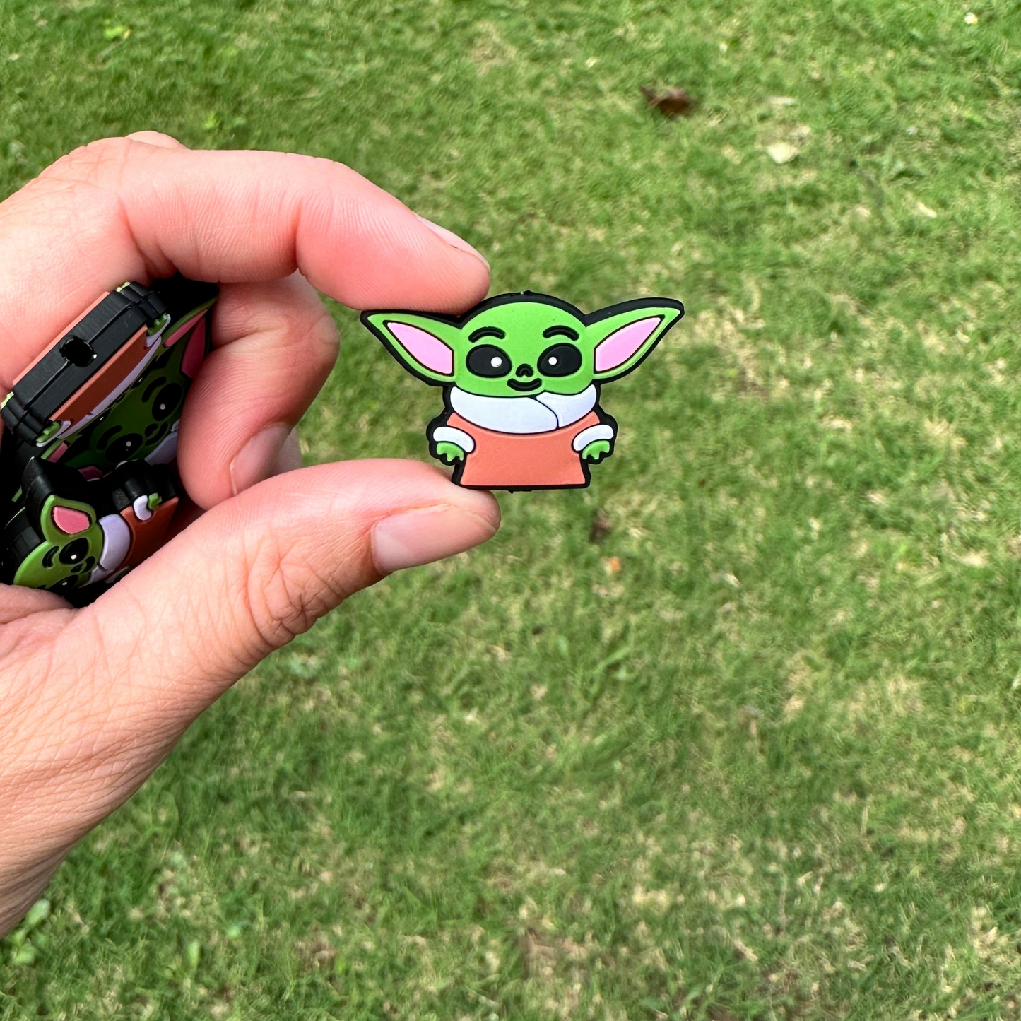 Yo da Focal Silicone Beads | 12 pk