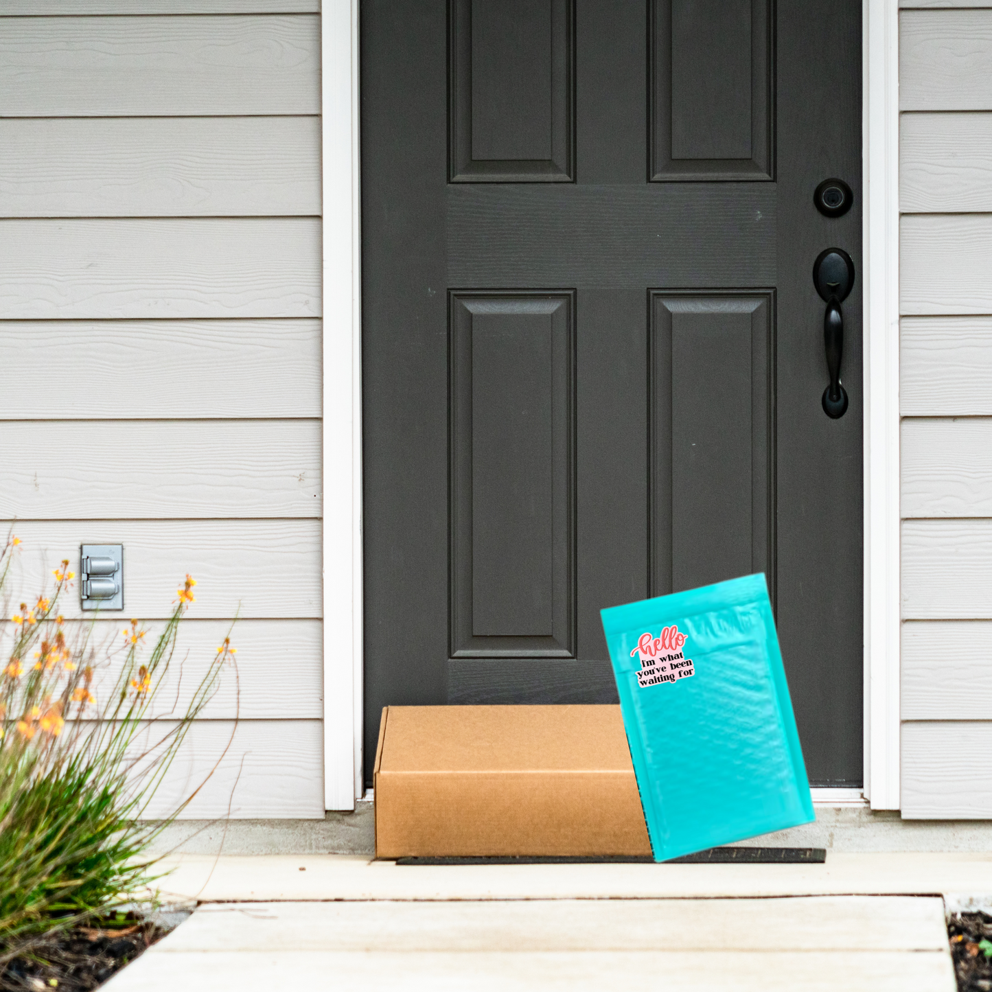 Hello I’m What You’ve Been Waiting for Stickers for Poly Mailers | 250 Pc Roll