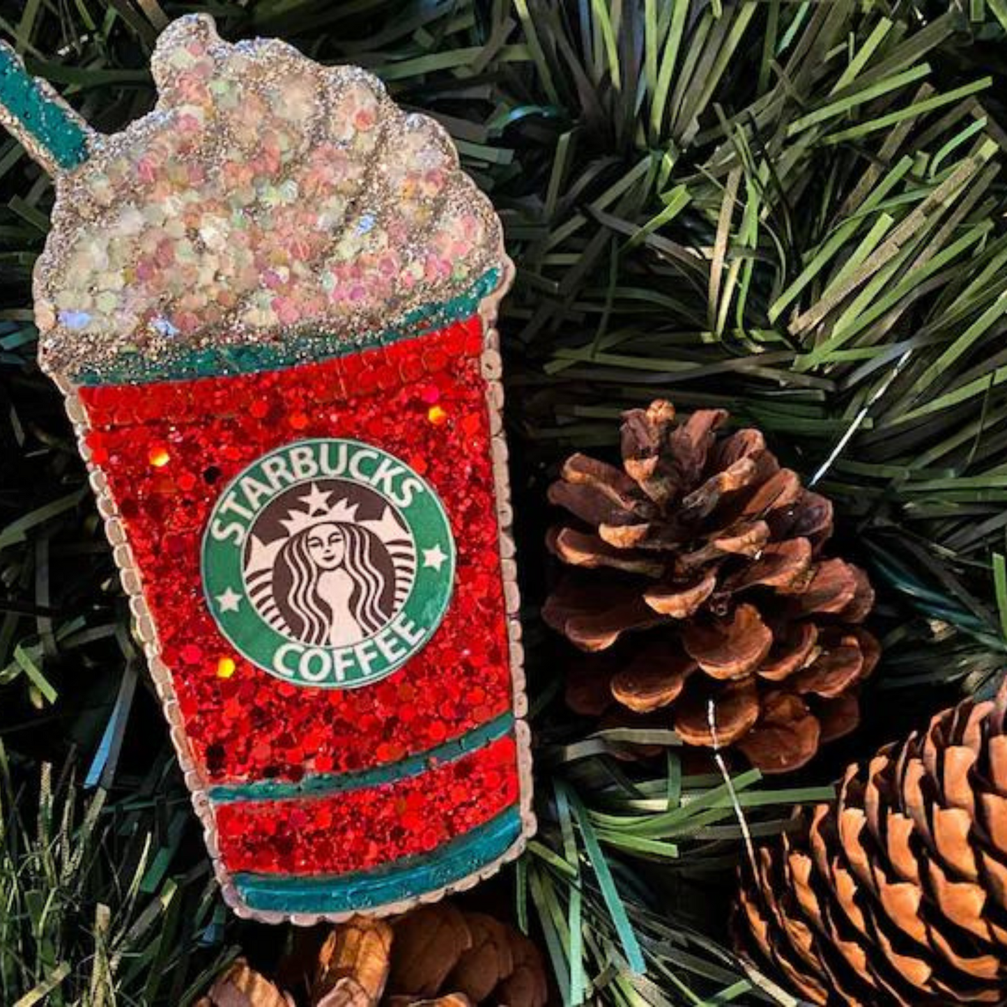 Coffee Drip Cup Mug Frappuccino Whipped Cream Straw Silicone Mold