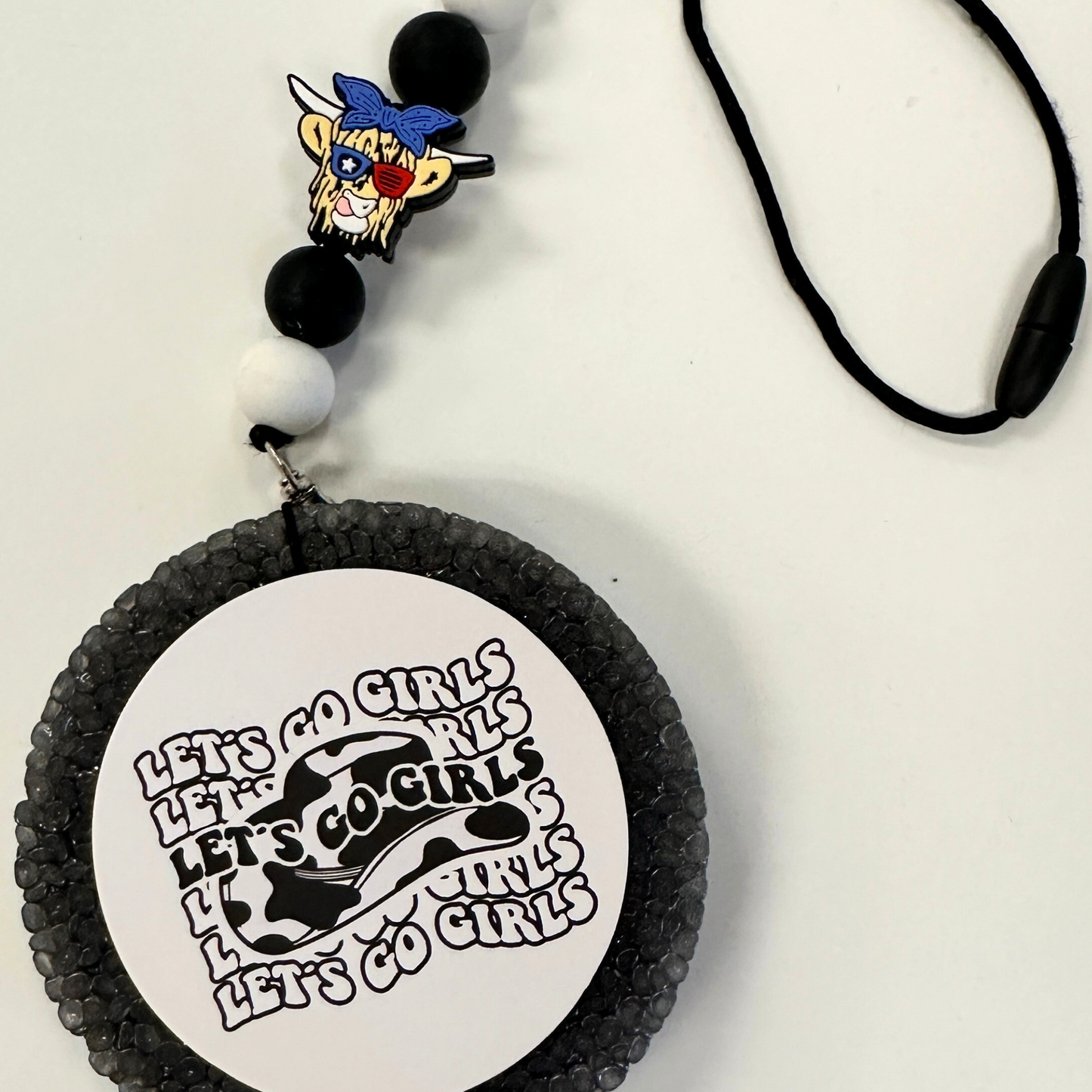 American Cow Silicone Bead | 12 pk