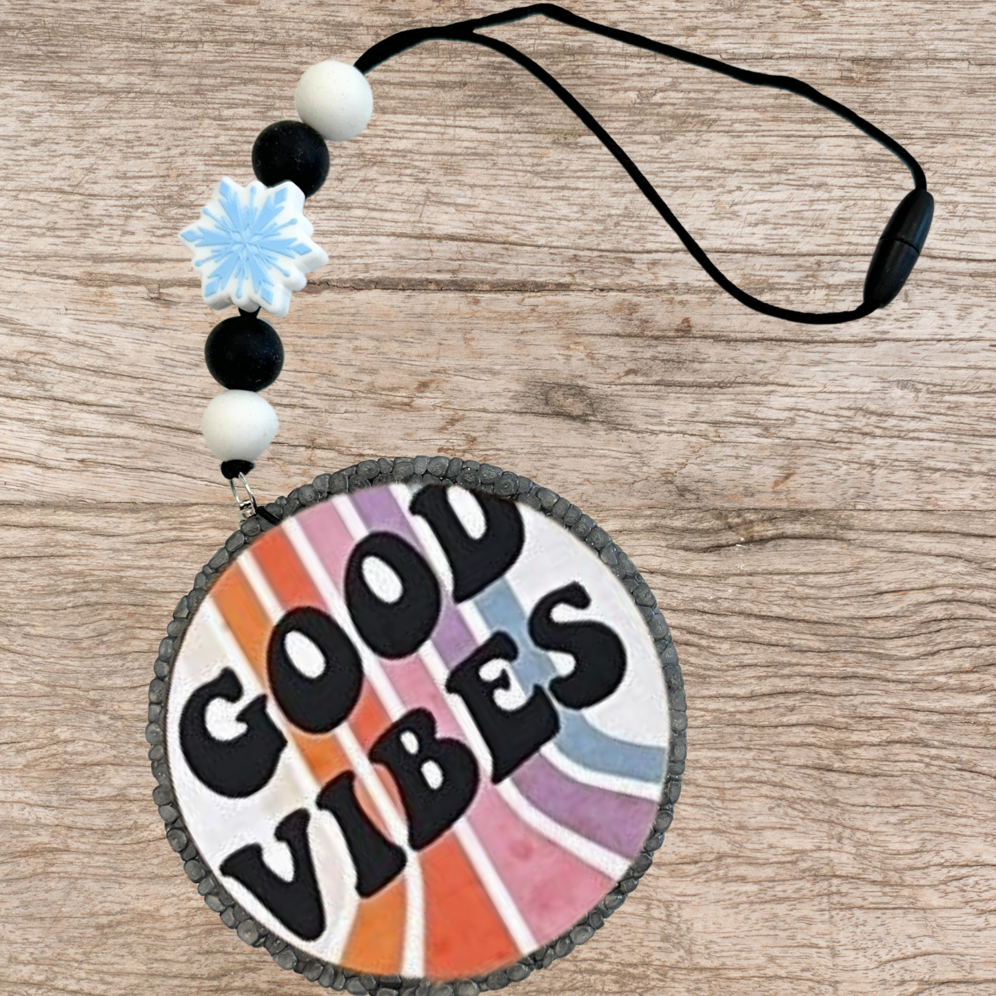 Snowflake Silicone Focal Bead | 12 Pack