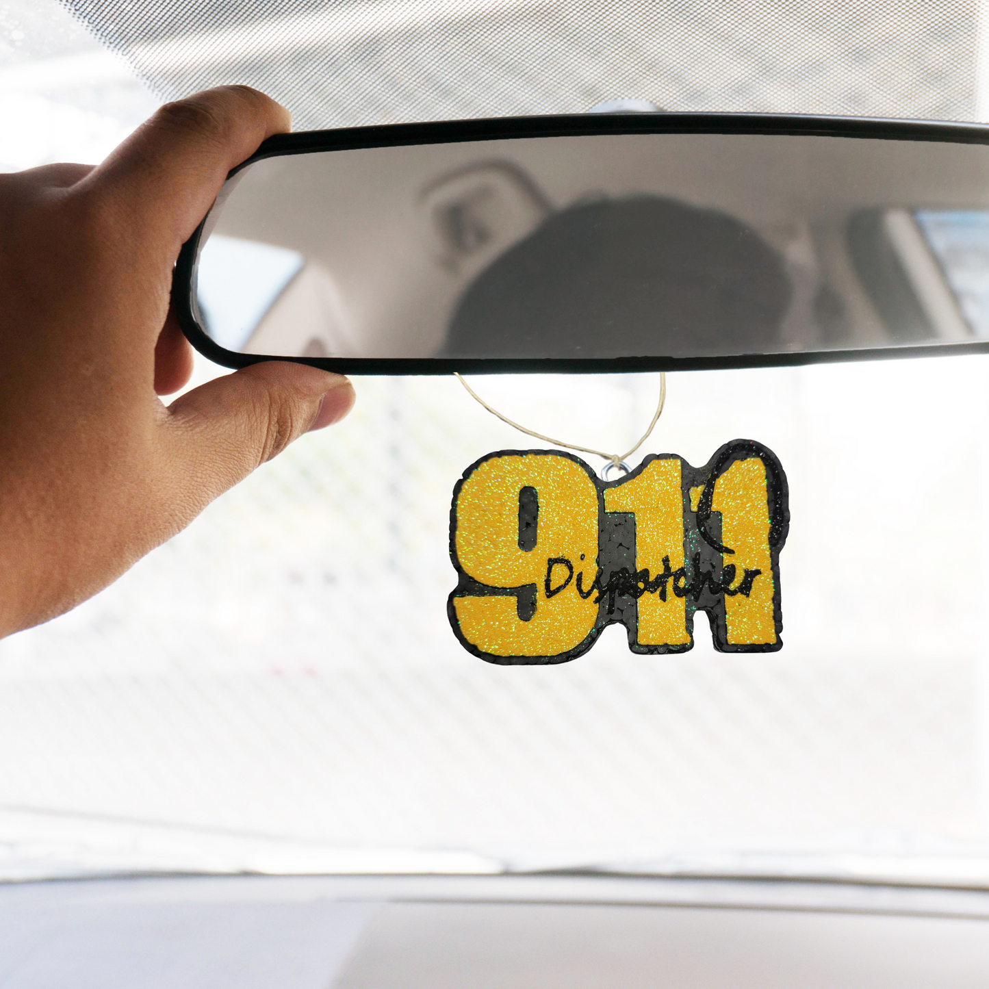 911 Dispatcher Freshie Silicone Mold 2.5 x 4 x 0.8”