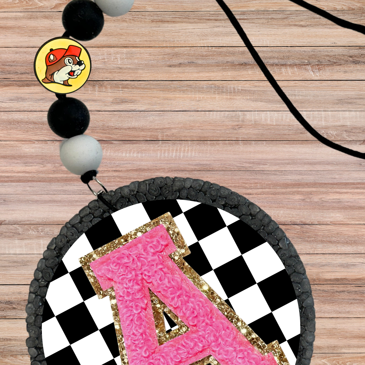 Gas Station Beaver Bucey Texas Silicone Focal Bead | 12 Pack