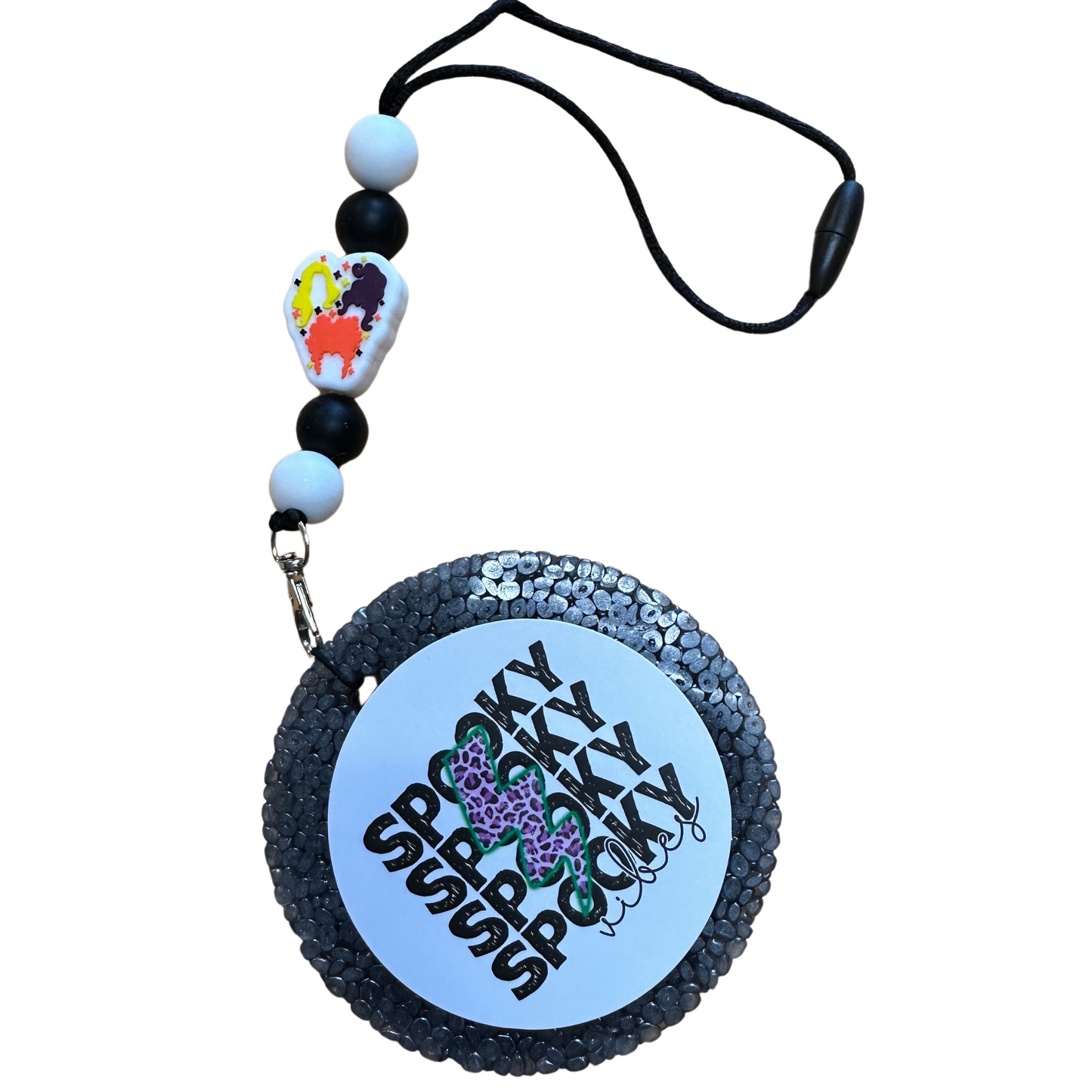 Hocus Halloween Focal Beads Silicone Horror 3 Witch Sisters | 12 pk