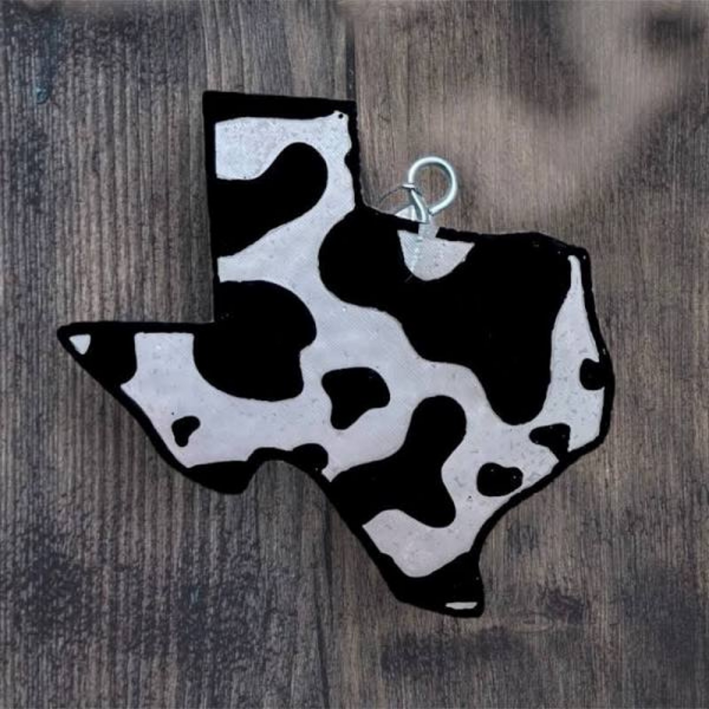 Texas State Cow Print Silicone Mold