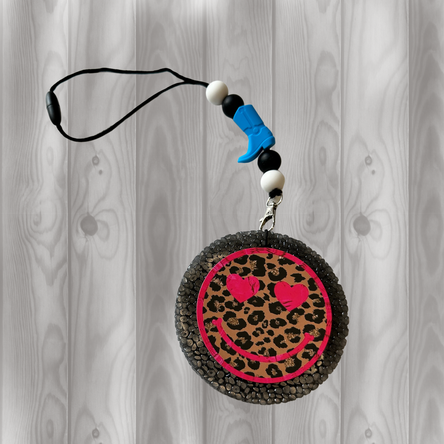 Blue Cowboy Boots Silicone Bead | 12 pk