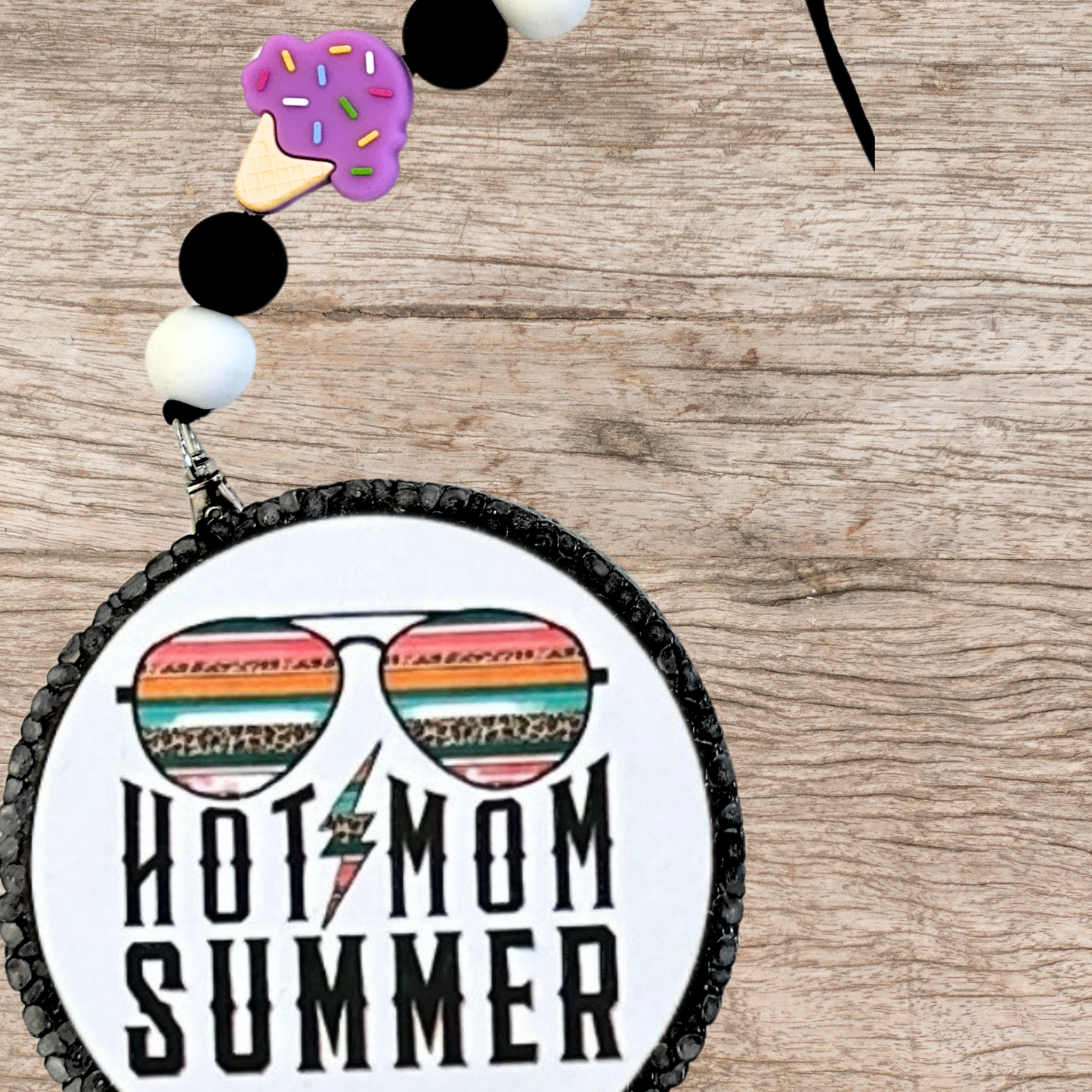 Ice Cream Cone Silicone Focal Bead Set | 12 Pc Mixed