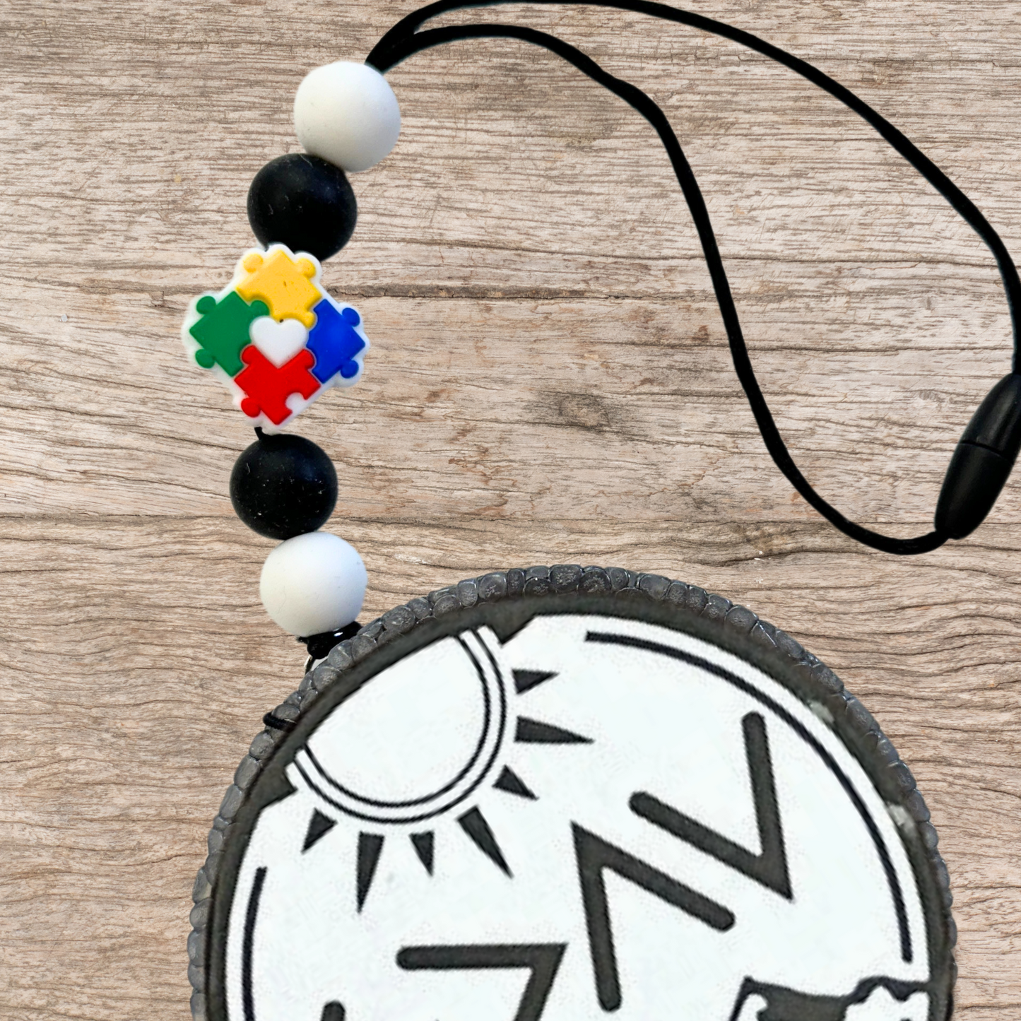 Autism Awareness Puzzle Silicone Focal Beads | 12 Pc Pack