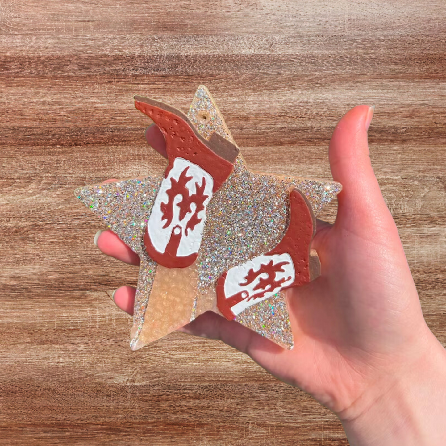 Cowgirl Boots in Star Silicone Mold