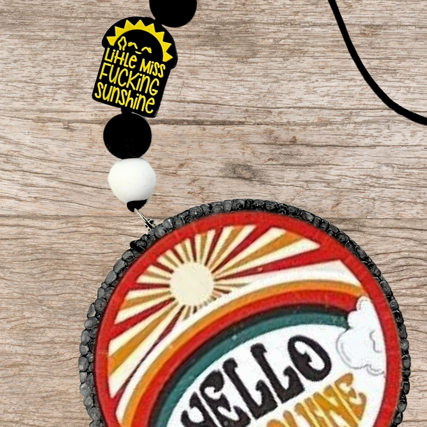 Little Miss F-in Sunshine Silicone Focal Bead Set | 12 Pack