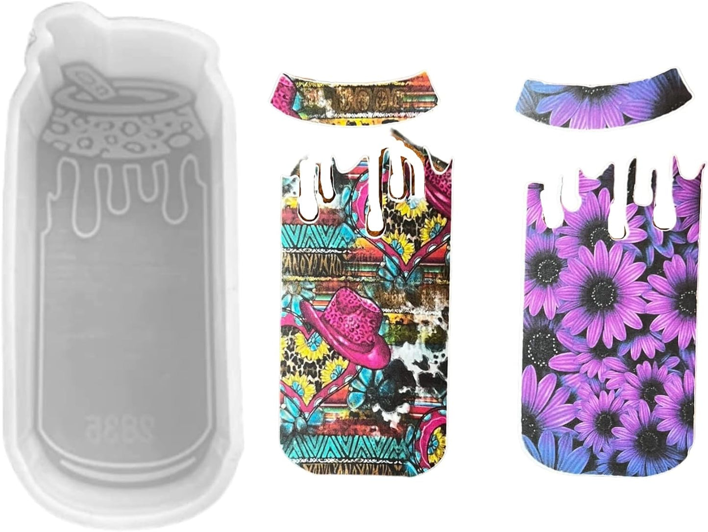 Drip Can Tall Boy Cardstock Freshie Cut Out Designs | 12 pk random mixed