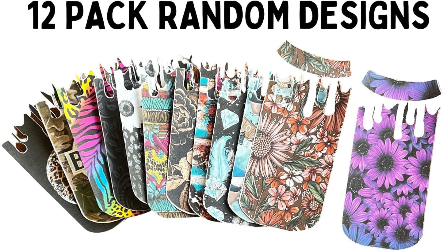 Drip Can Tall Boy Cardstock Freshie Cut Out Designs | 12 pk random mixed