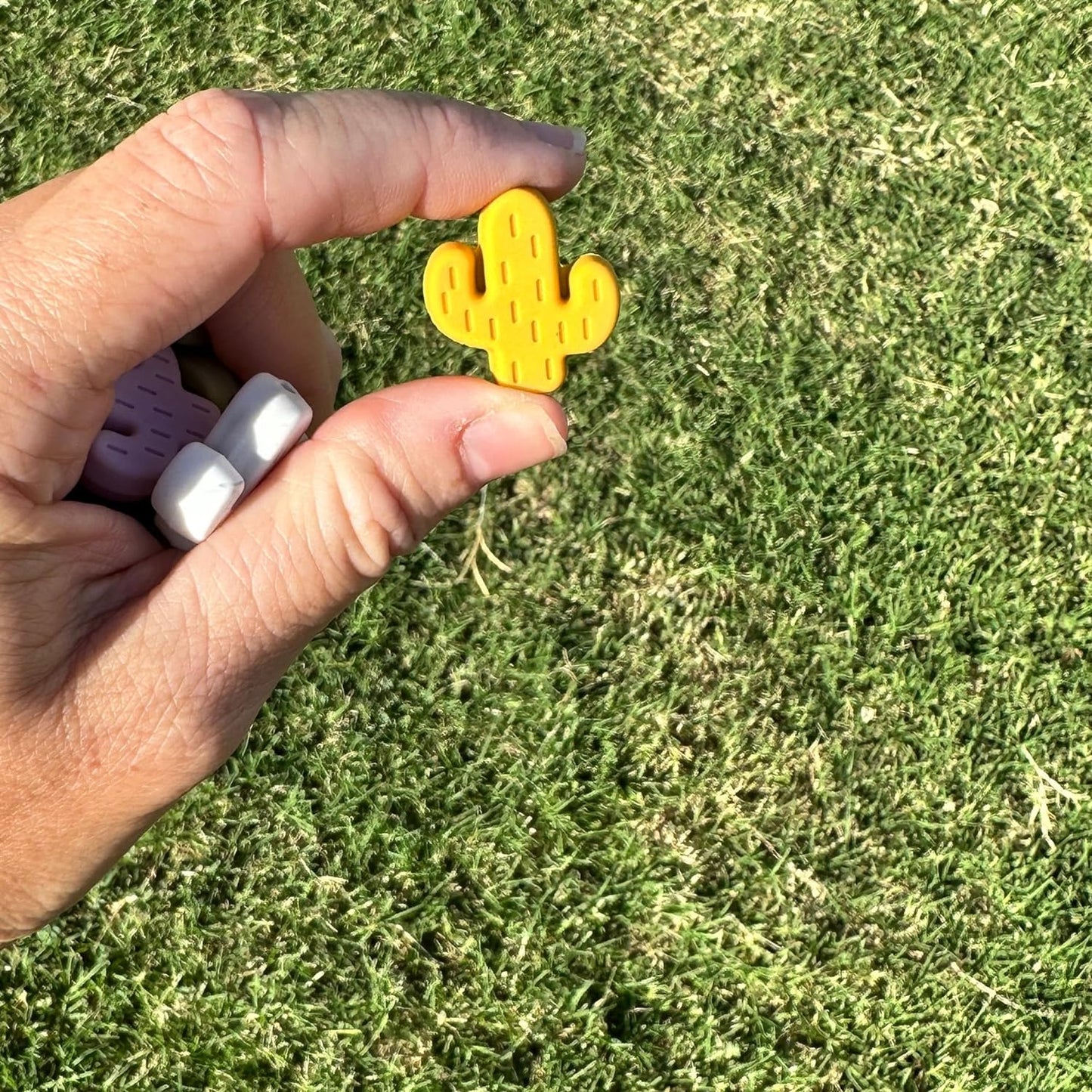 Cactus Focal Beads Silicone | 12 pk Mixed