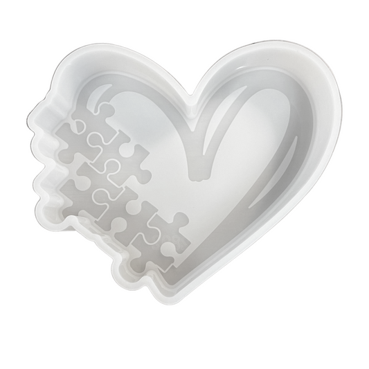 Autism Heart Silicone Mold