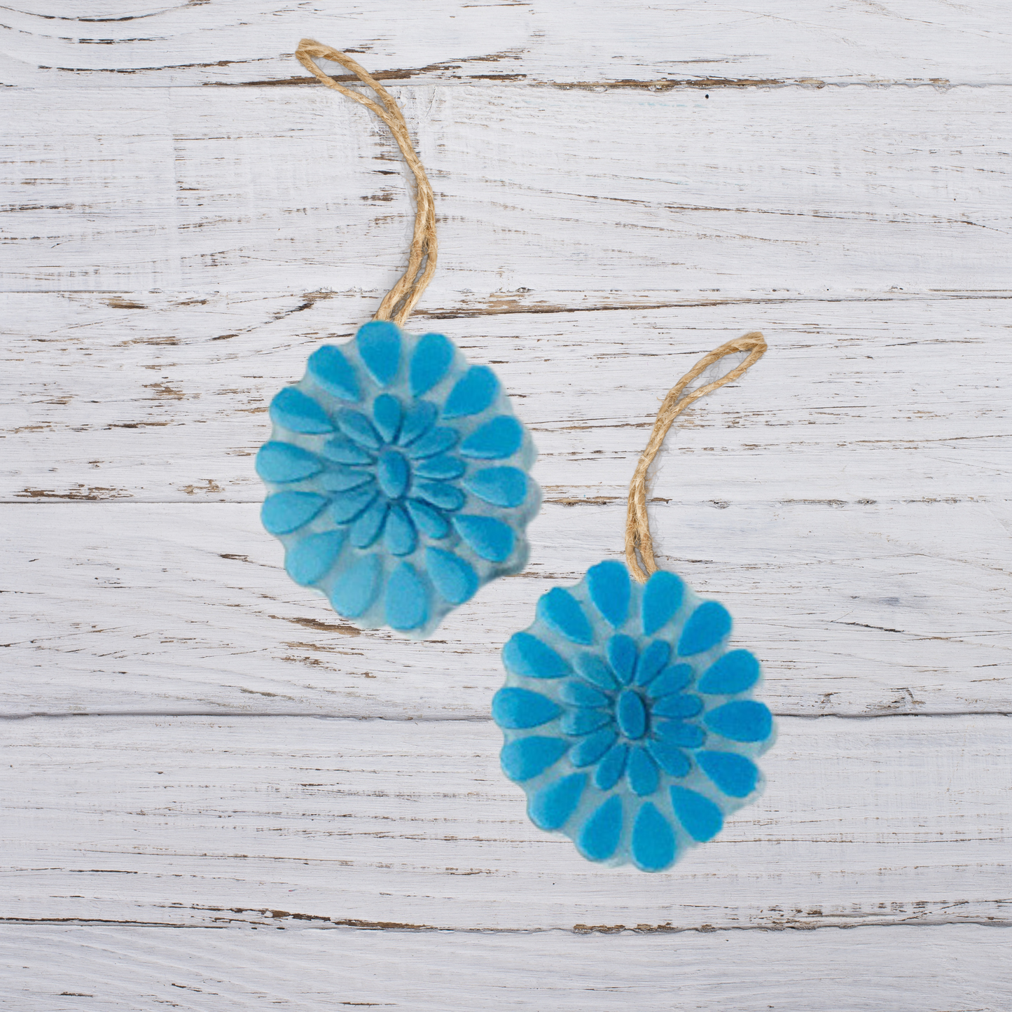 Conchos Squash Turquoise Silicone Mold Vent Clips