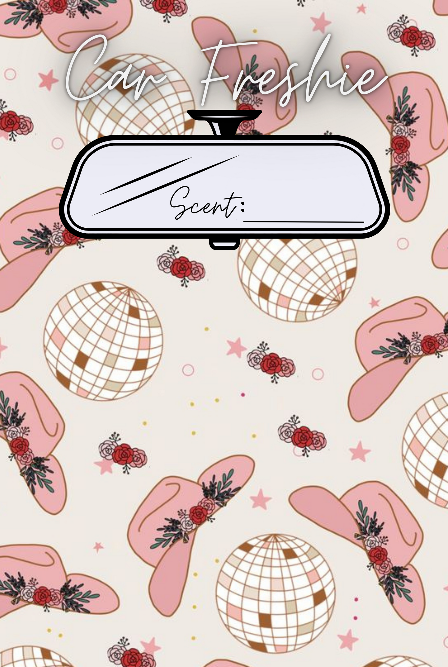 Car Freshie Cardstock Bag Inserts | 50 pk |Multi Designs