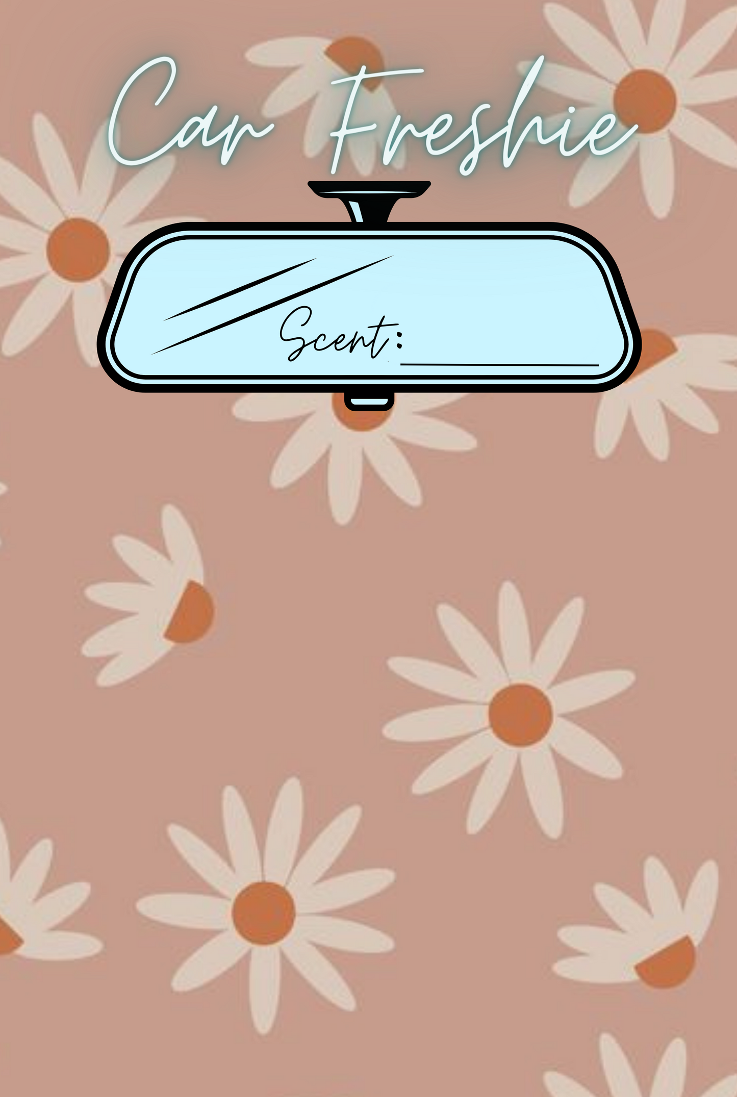 Car Freshie Cardstock Bag Inserts | 50 pk |Multi Designs