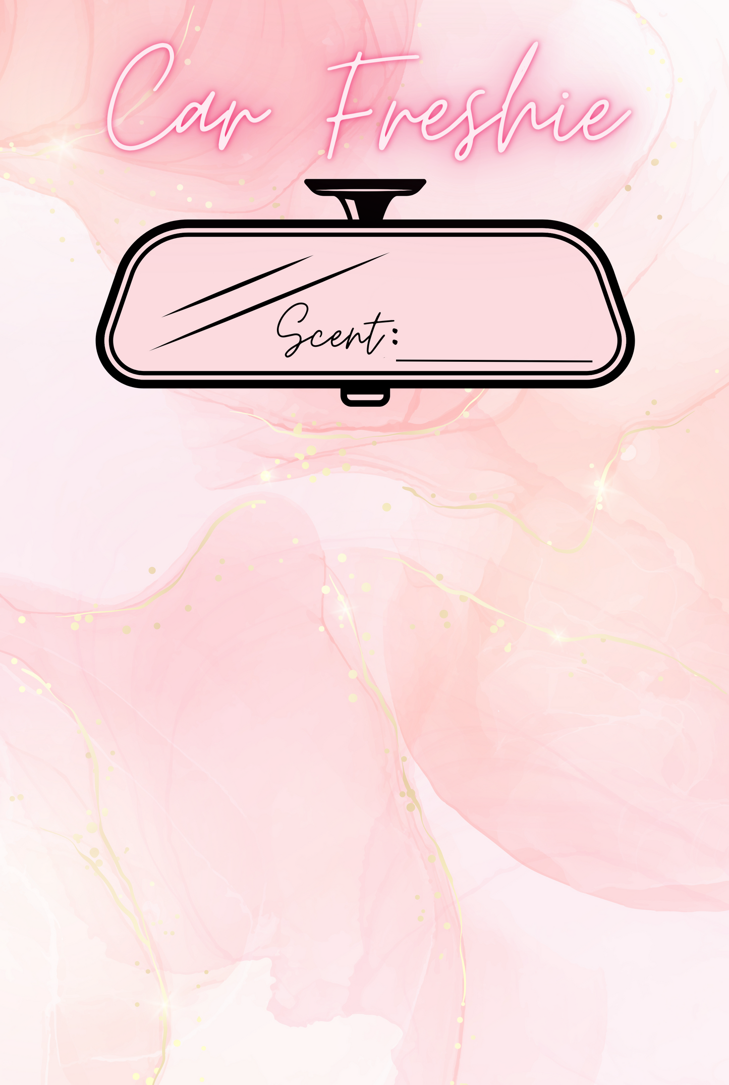 Car Freshie Cardstock Bag Inserts | 50 pk |Multi Designs